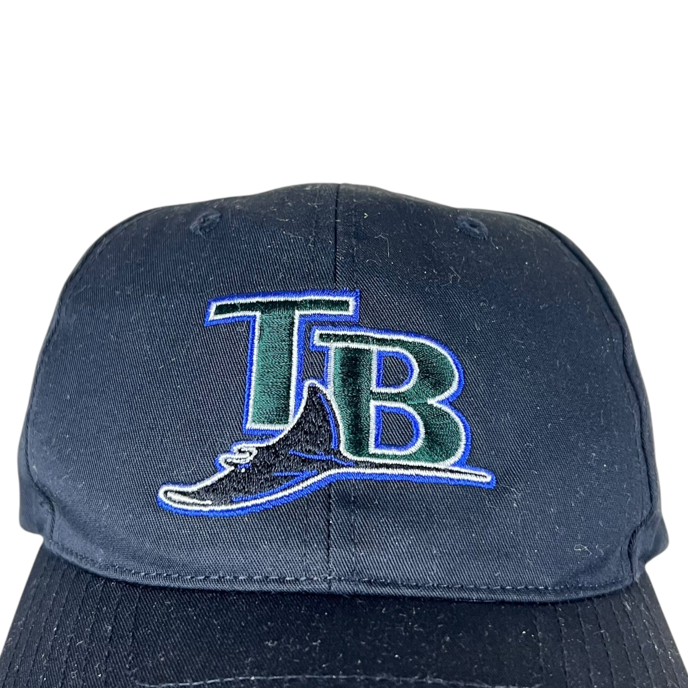 Vintage Tampa Bay Rays Logo SnapBack Black