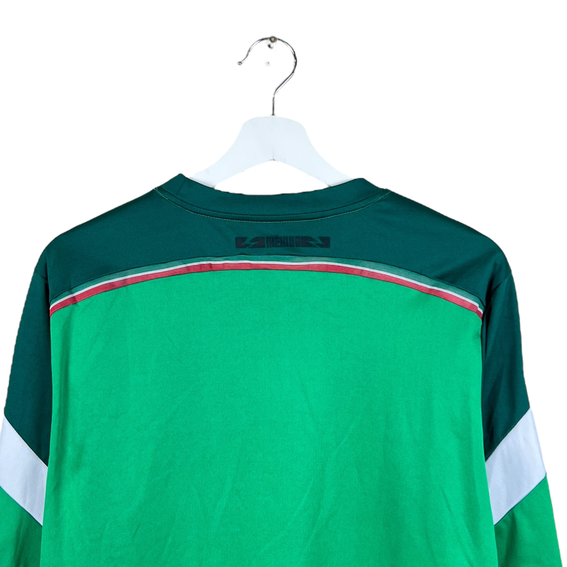2014 Adidas Mexico Blank Home Longsleeve Jersey