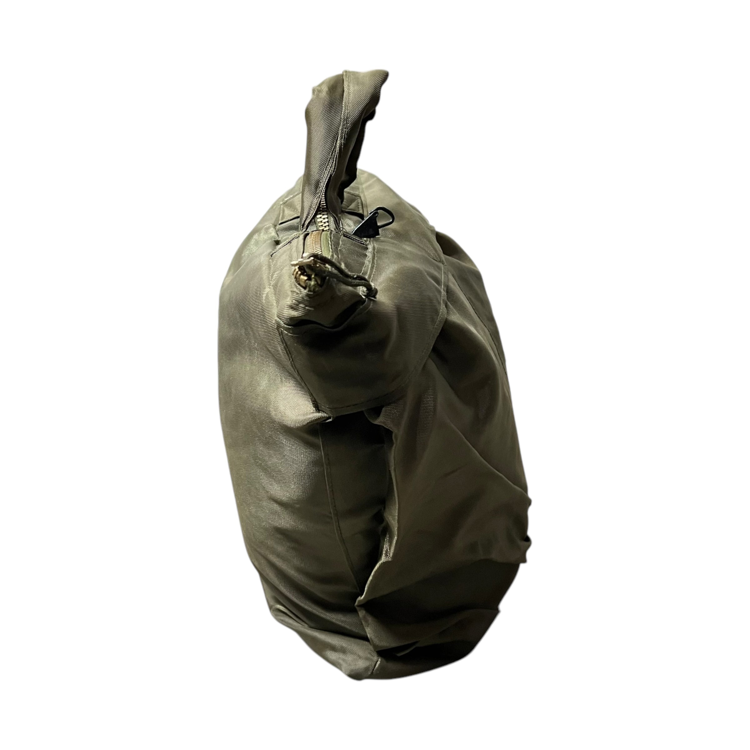 Vintage 80’s Made In Korea Military Flyer Helmet Bag Olive Green