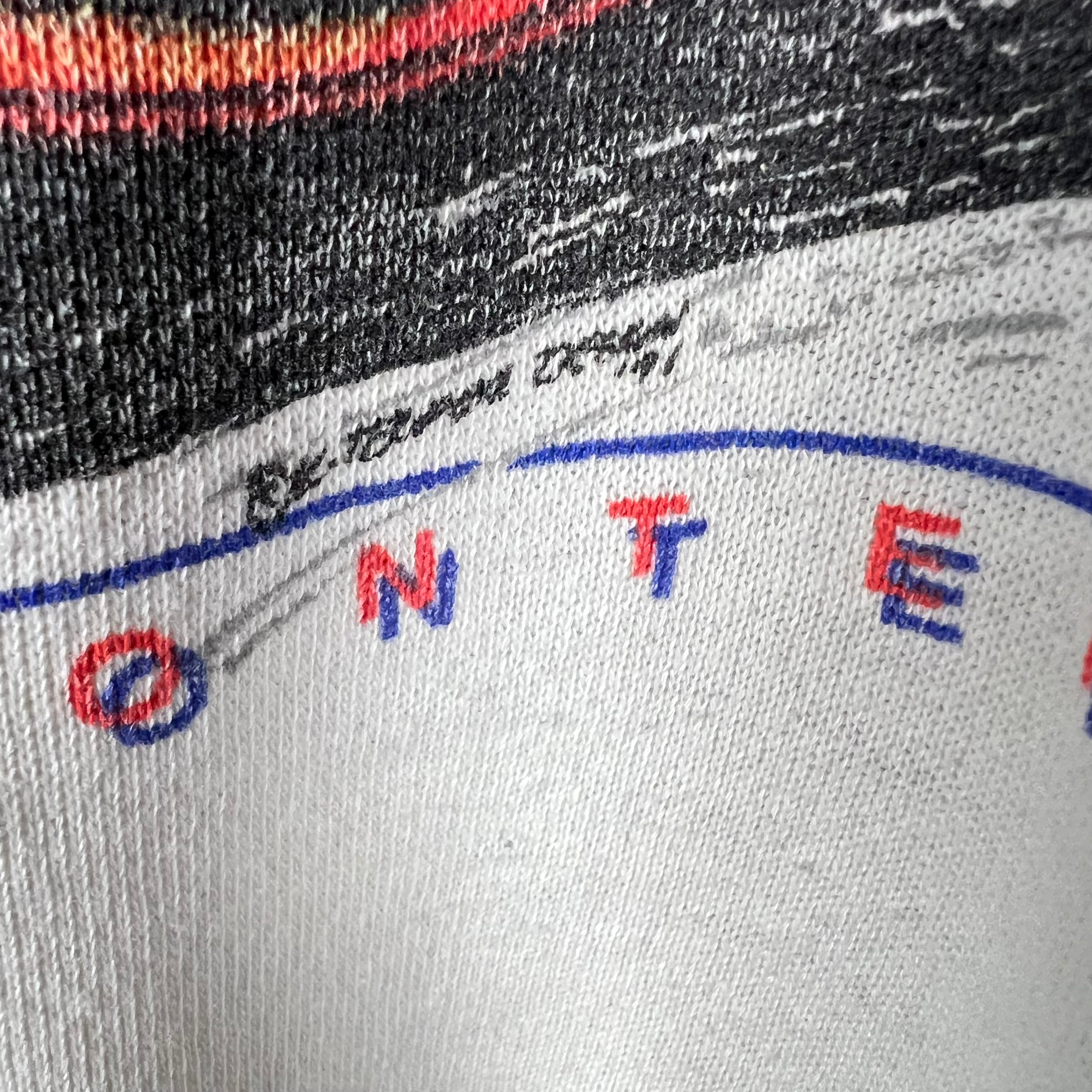 1991 Monterey California Grand Prix Motorcycle Crewneck White