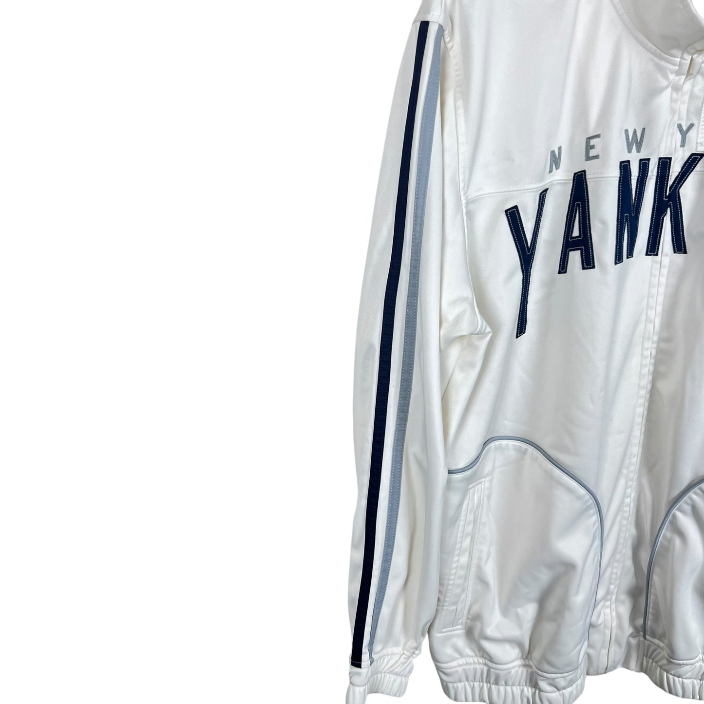 Vintage G III MLB New York Yankees Arch Logo Track Jacket White