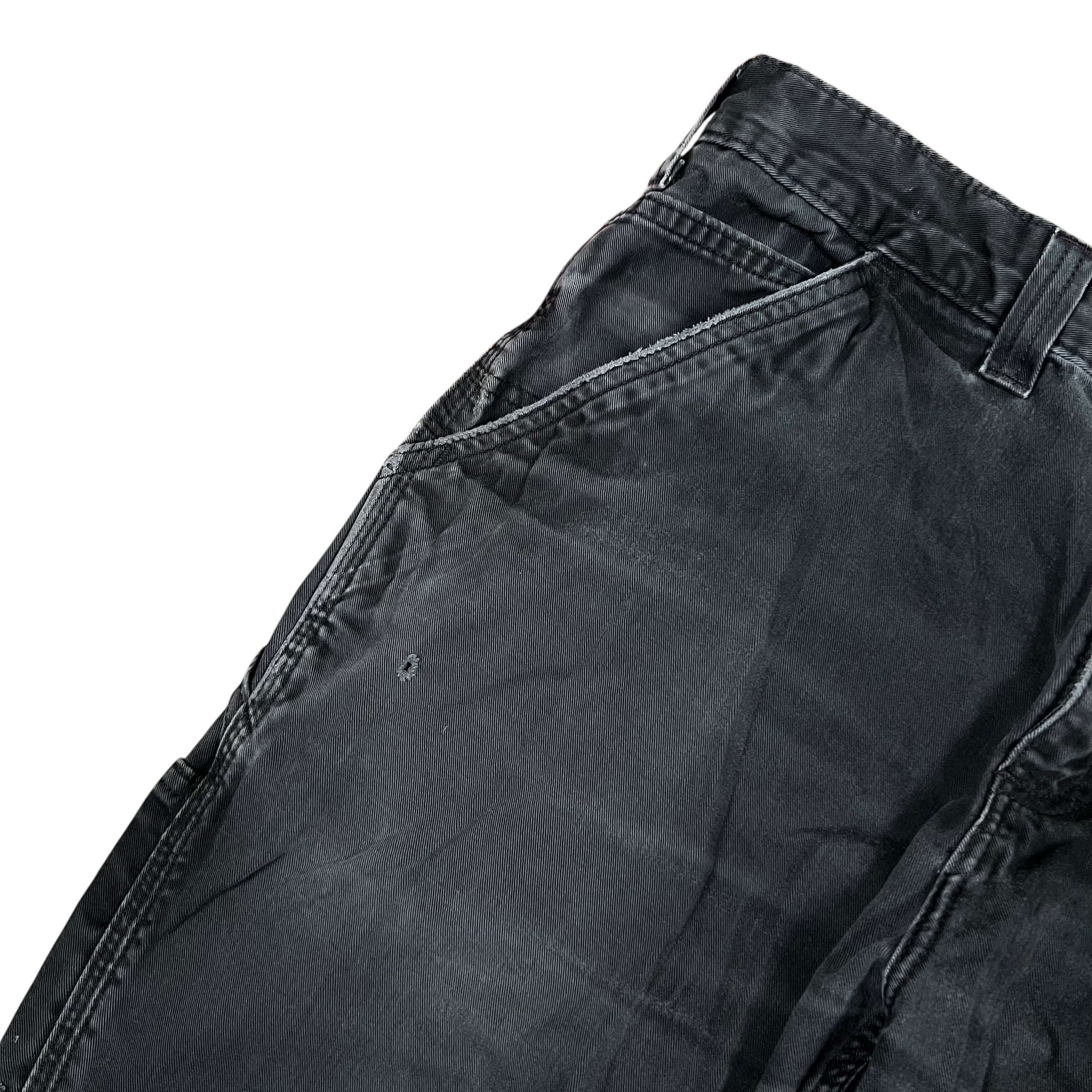 Vintage Carhartt Relaxed Fit Carpenter Pants Faded Black