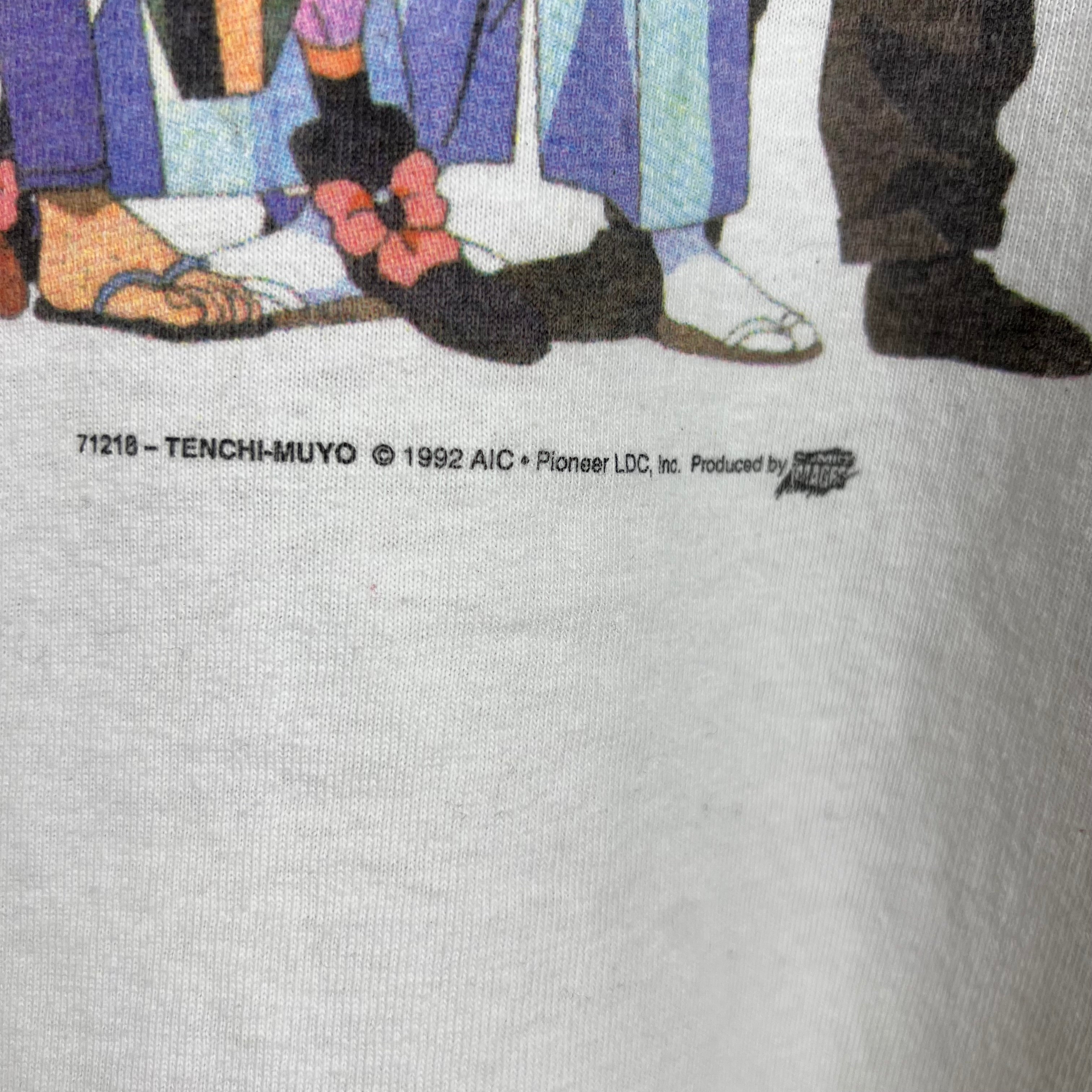 1992 Tenchi Muyo Cast Tee White