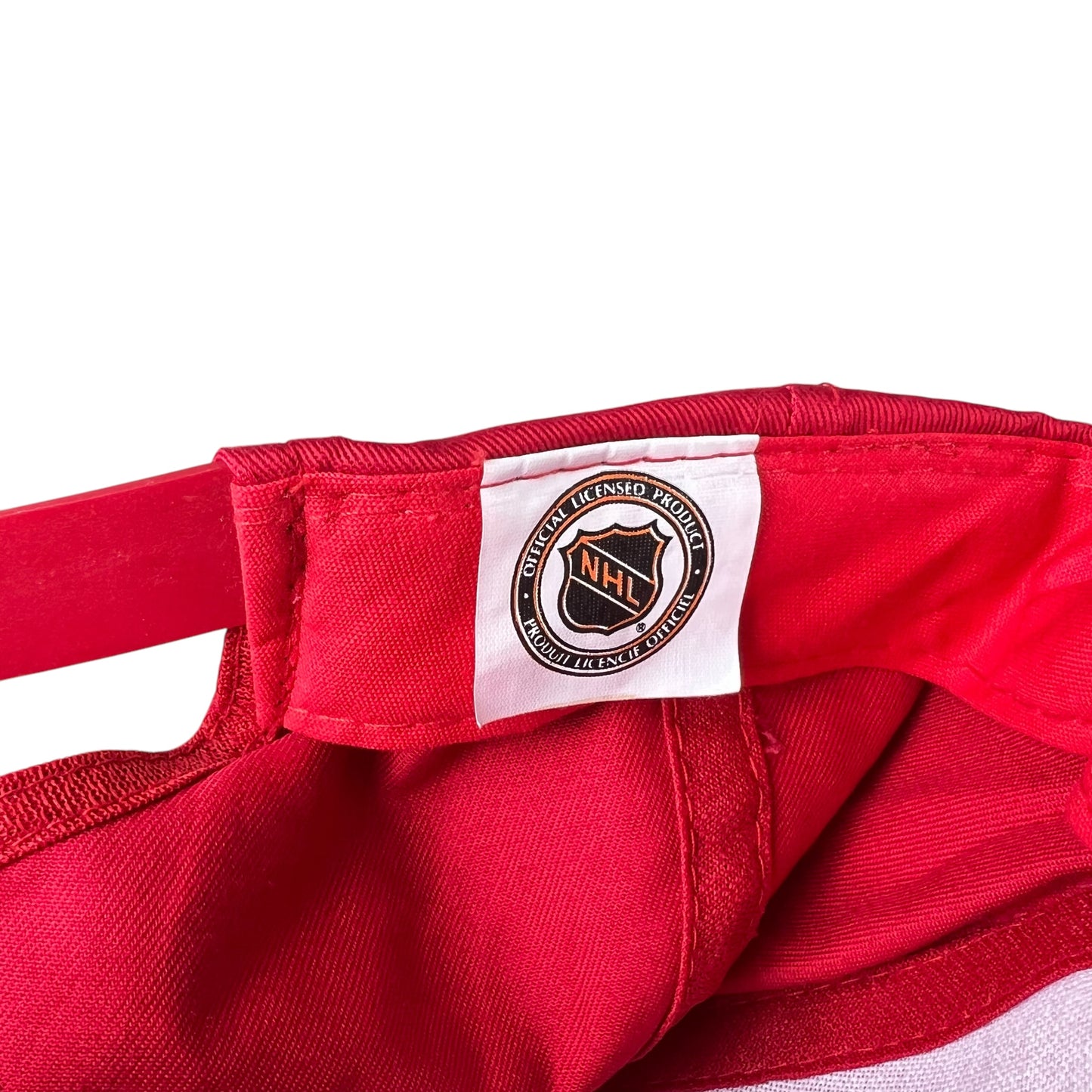 Vintage NHL Calgary Flames Big Logo SnapBack Red
