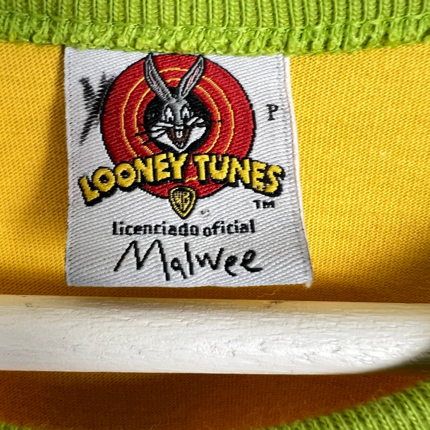 2005 Looney Tunes Brasil Group Tee Yellow
