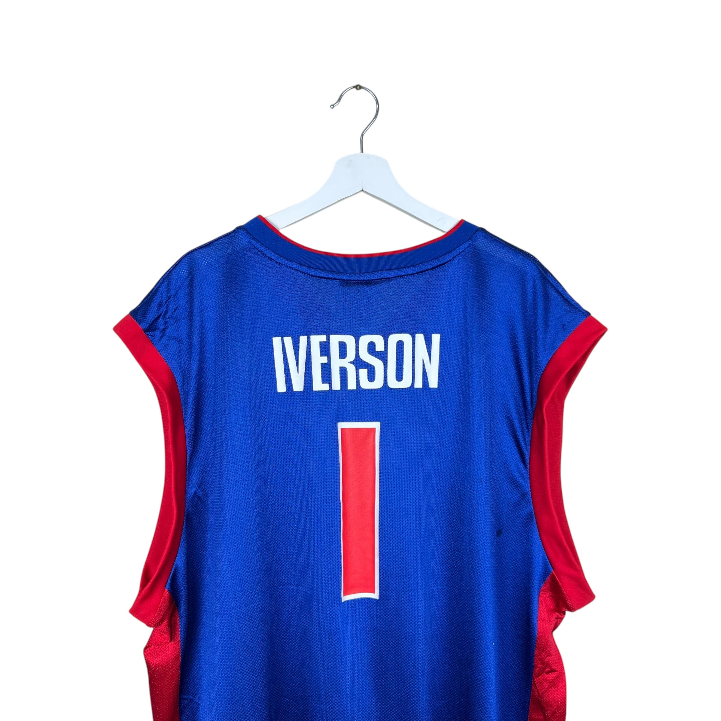 Vintage Adidas Detroit Pistons Allen Iverson Away Jersey