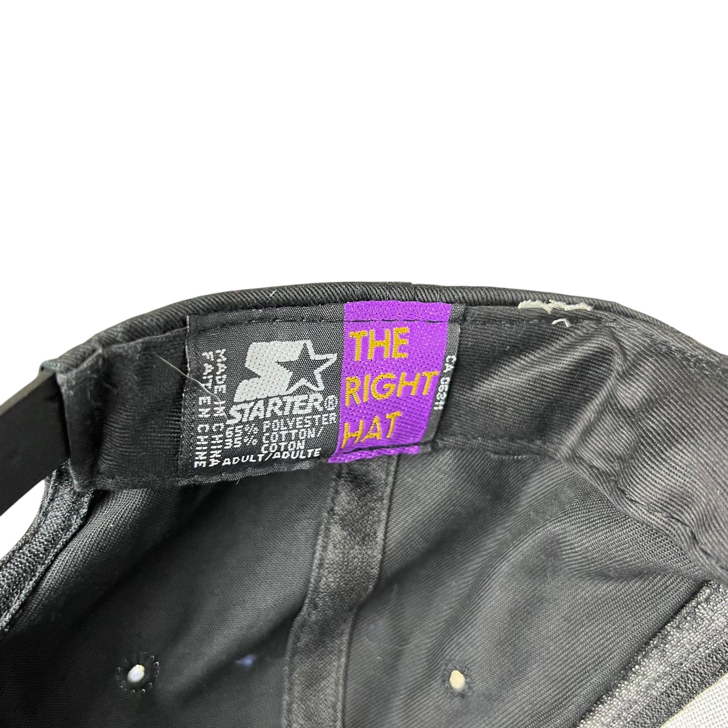 Vintage Starter NBA “I Love This Stuff!” Promo SnapBack Black