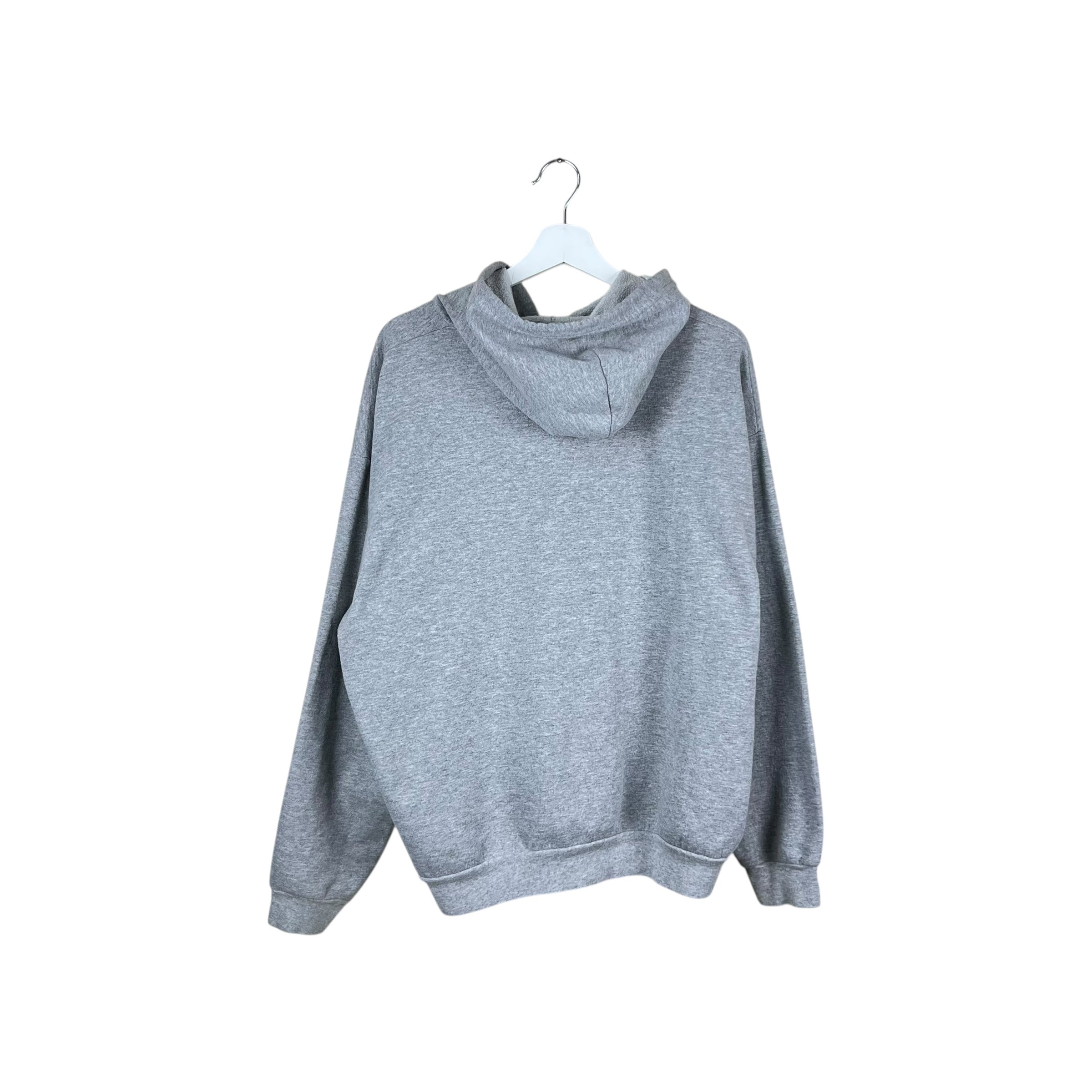 Vintage NFL New England Patriots Arch Logo Hoodie Heather Grey