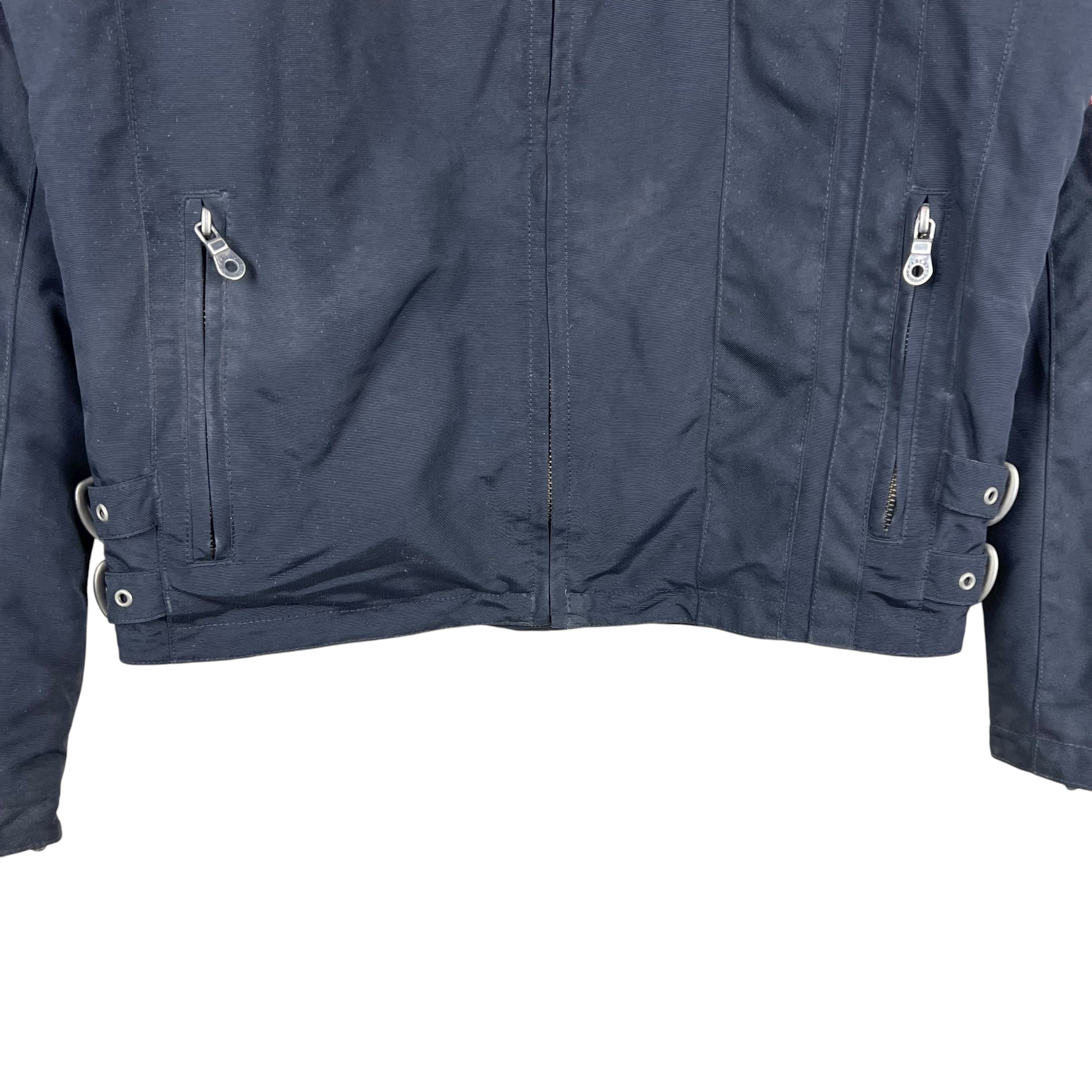 Vintage Harley Davidson Women’s Motorcycle Nylon Jacket Black