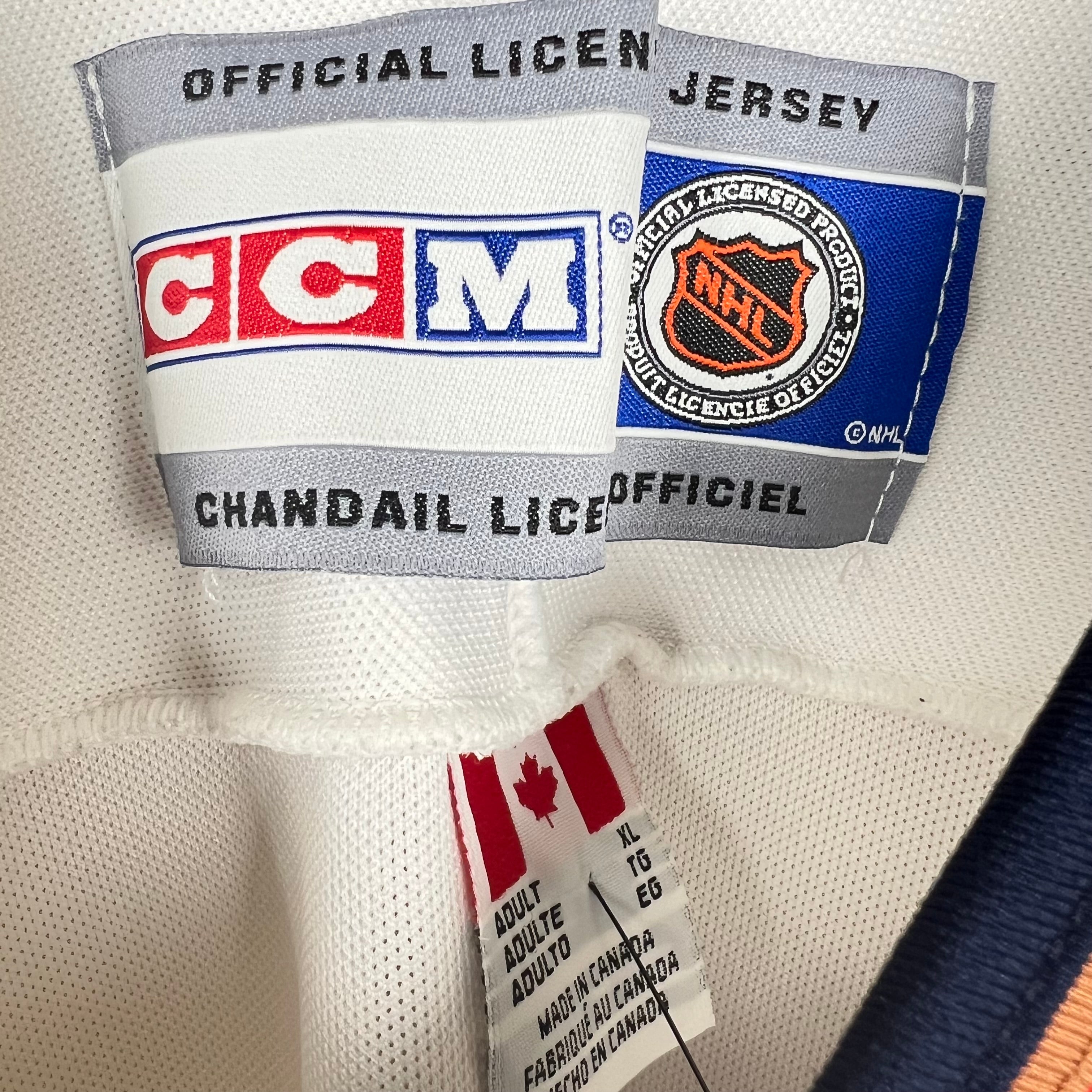 Vintage CCM Edmonton Oilers Blank Home Jersey