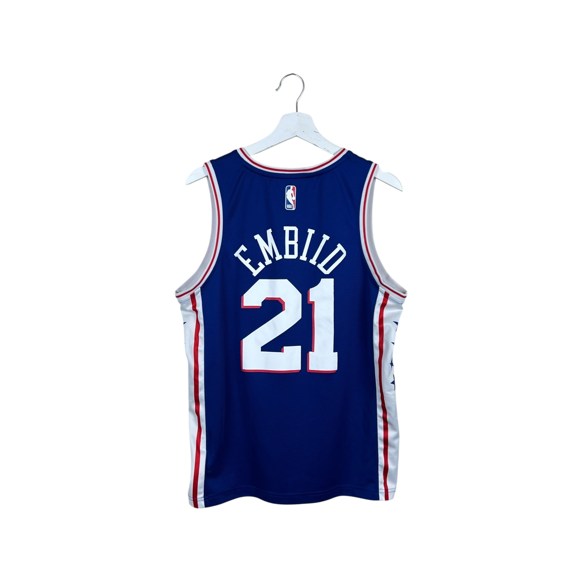 Vintage Fanatics NBA Philadelphia 76ers Joel Embiid Away Jersey