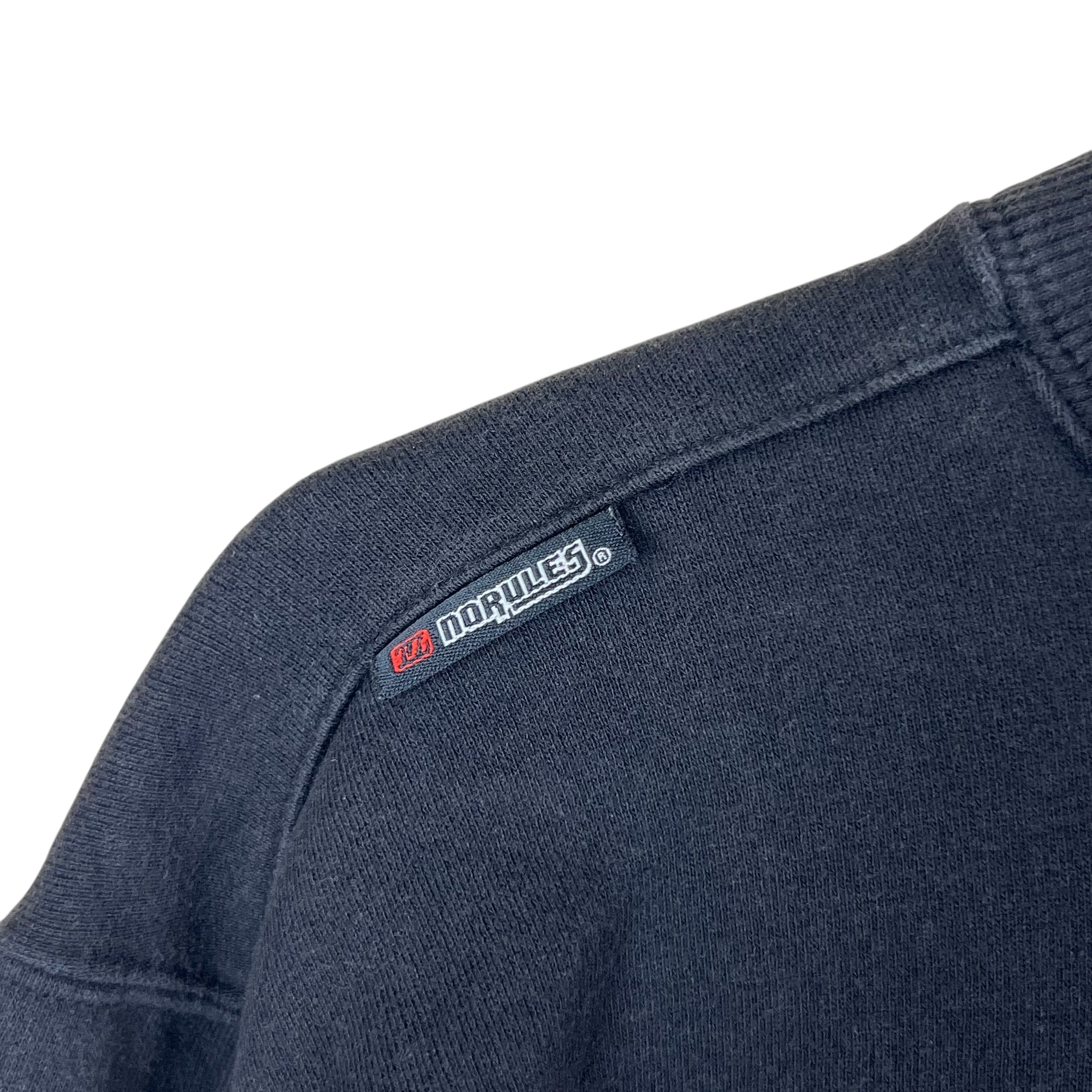 Vintage No Rules Youth Street Boys Graphic Crewneck Black