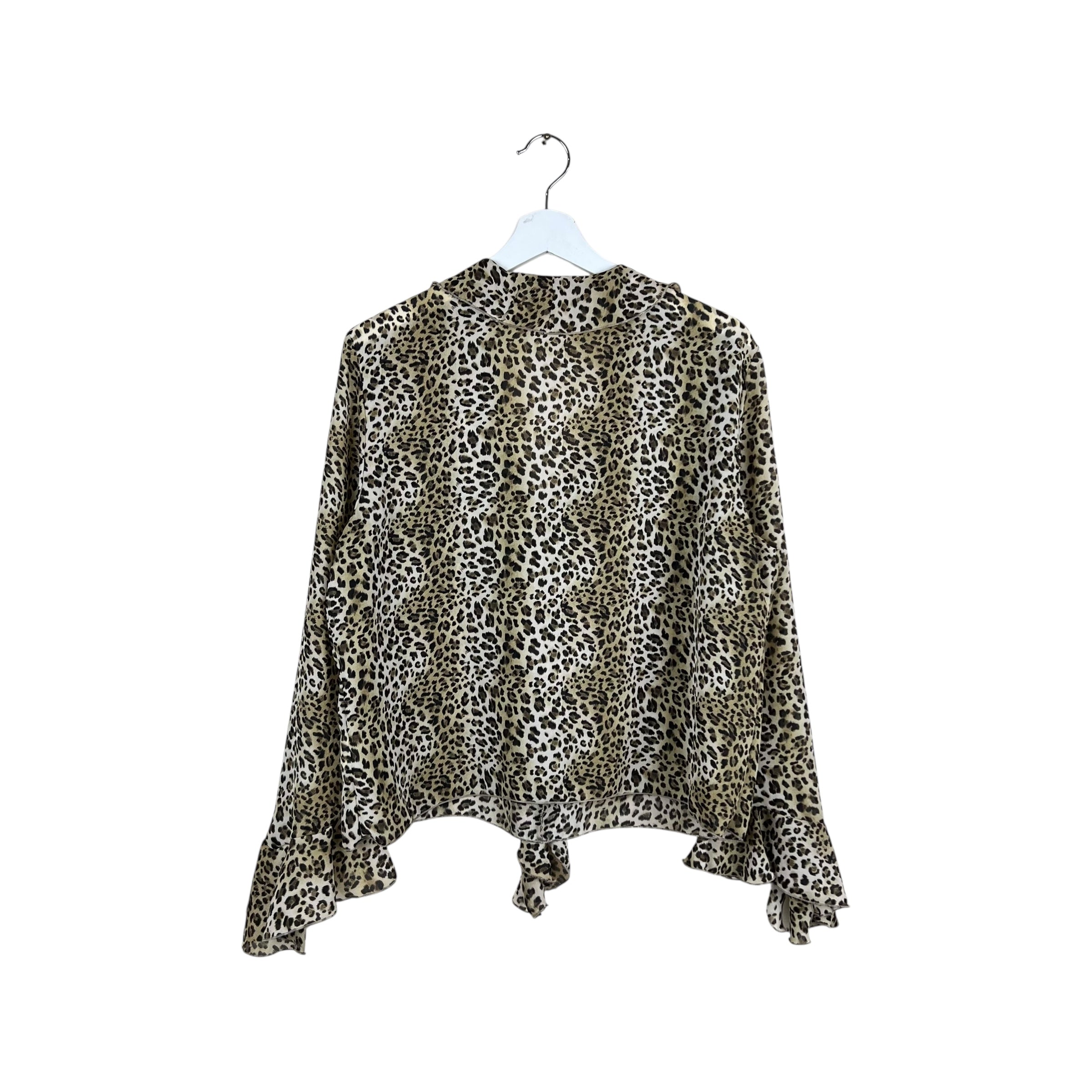 Vintage Sasson Women’s Leopard Print Blouse