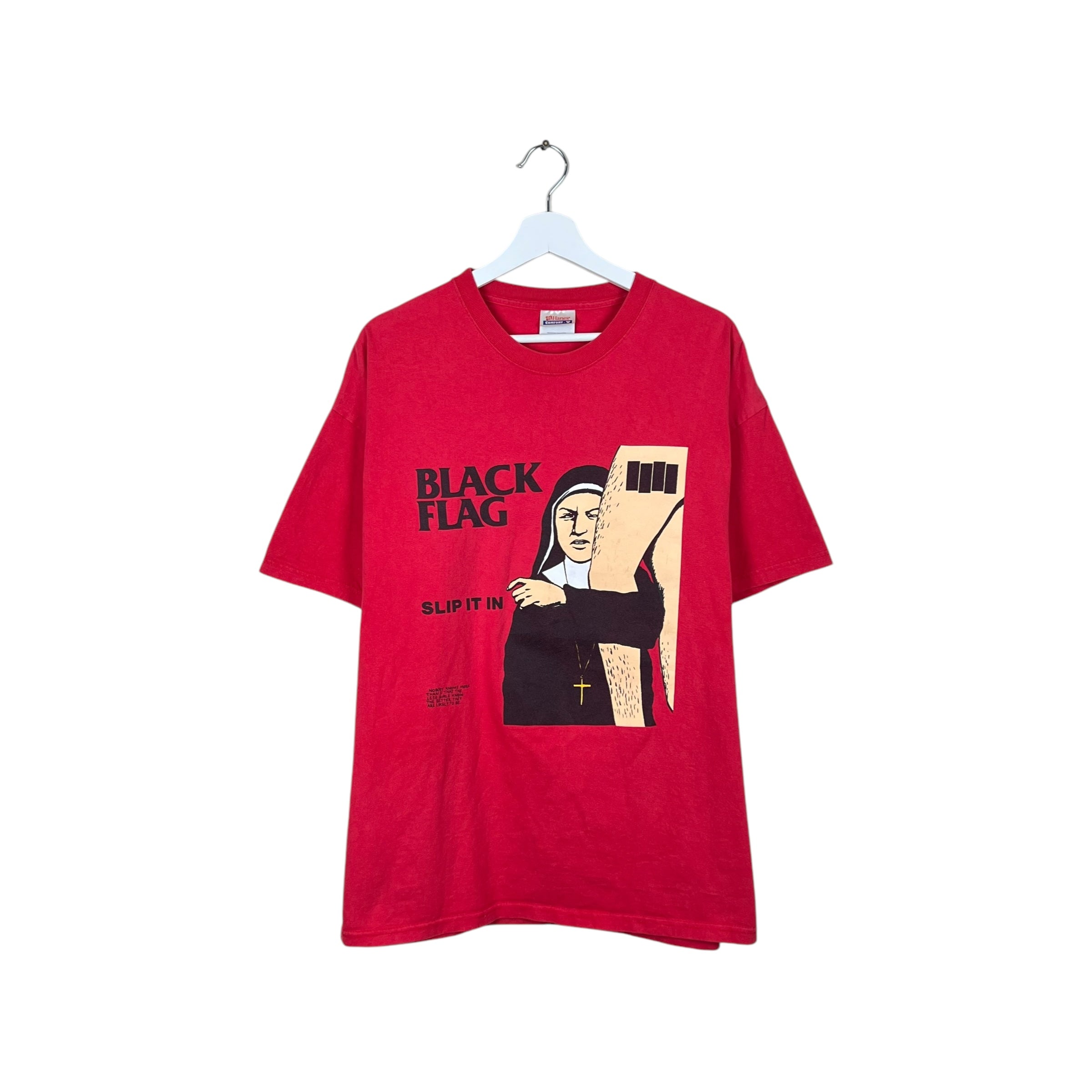 Vintage Black Flag “Slip It In” Tee Red