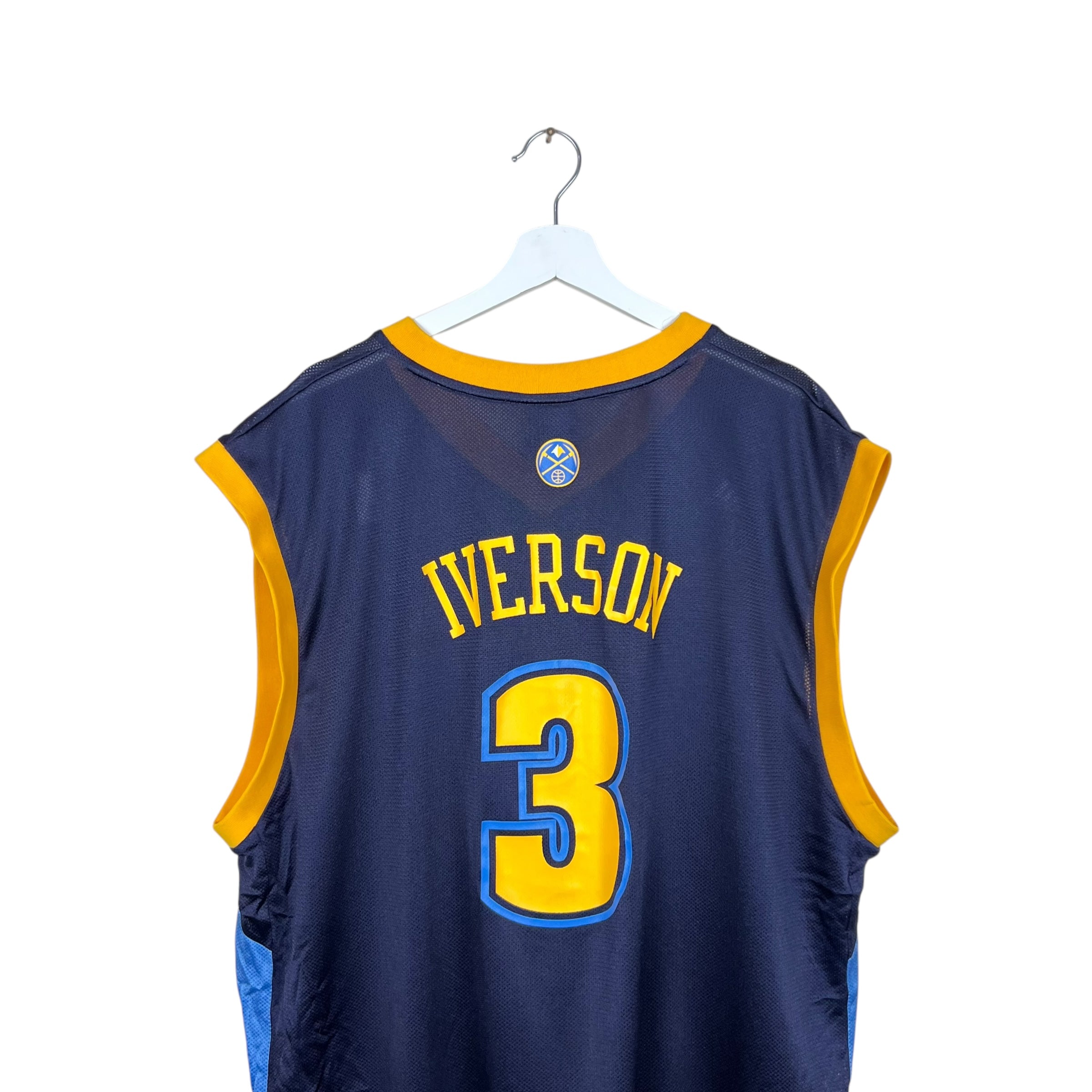 Vintage Adidas Denver Nuggets Allen Iverson Alternate Away Jersey