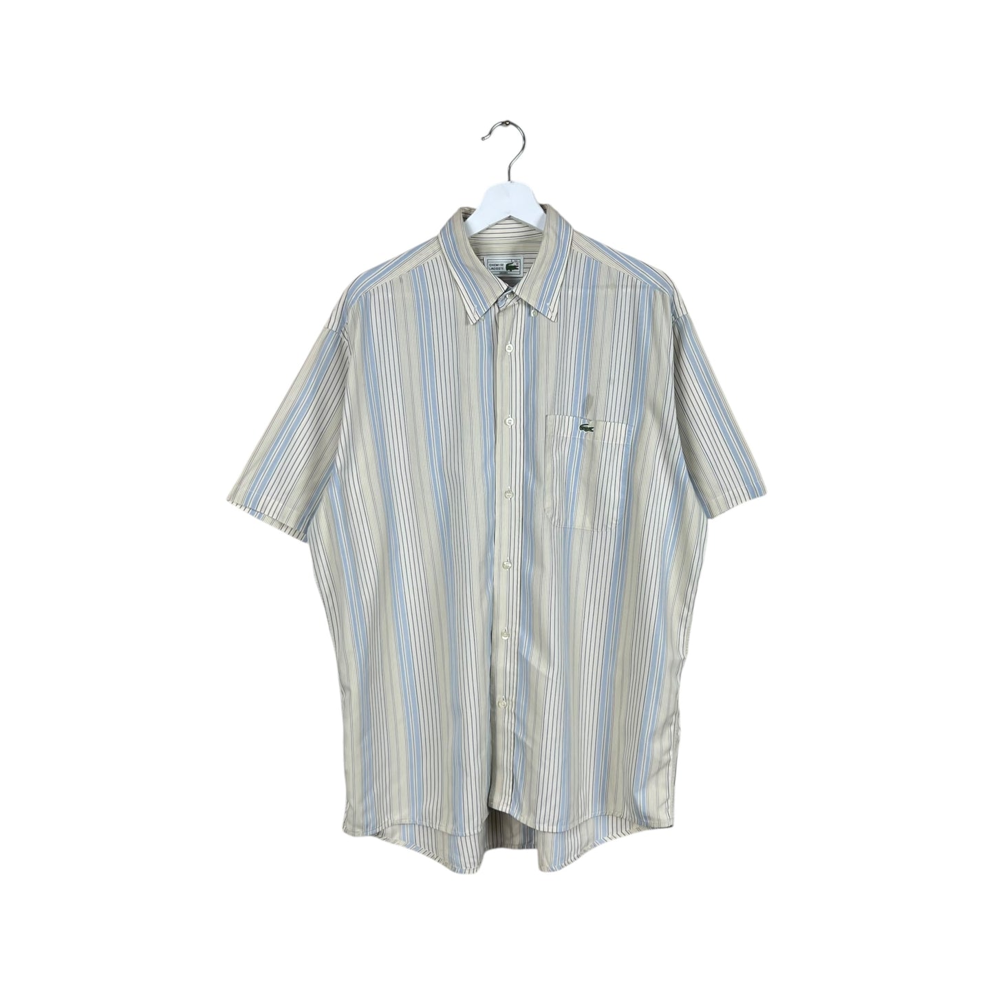 Vintage Lacoste Pin Stripe Button Up Shirt