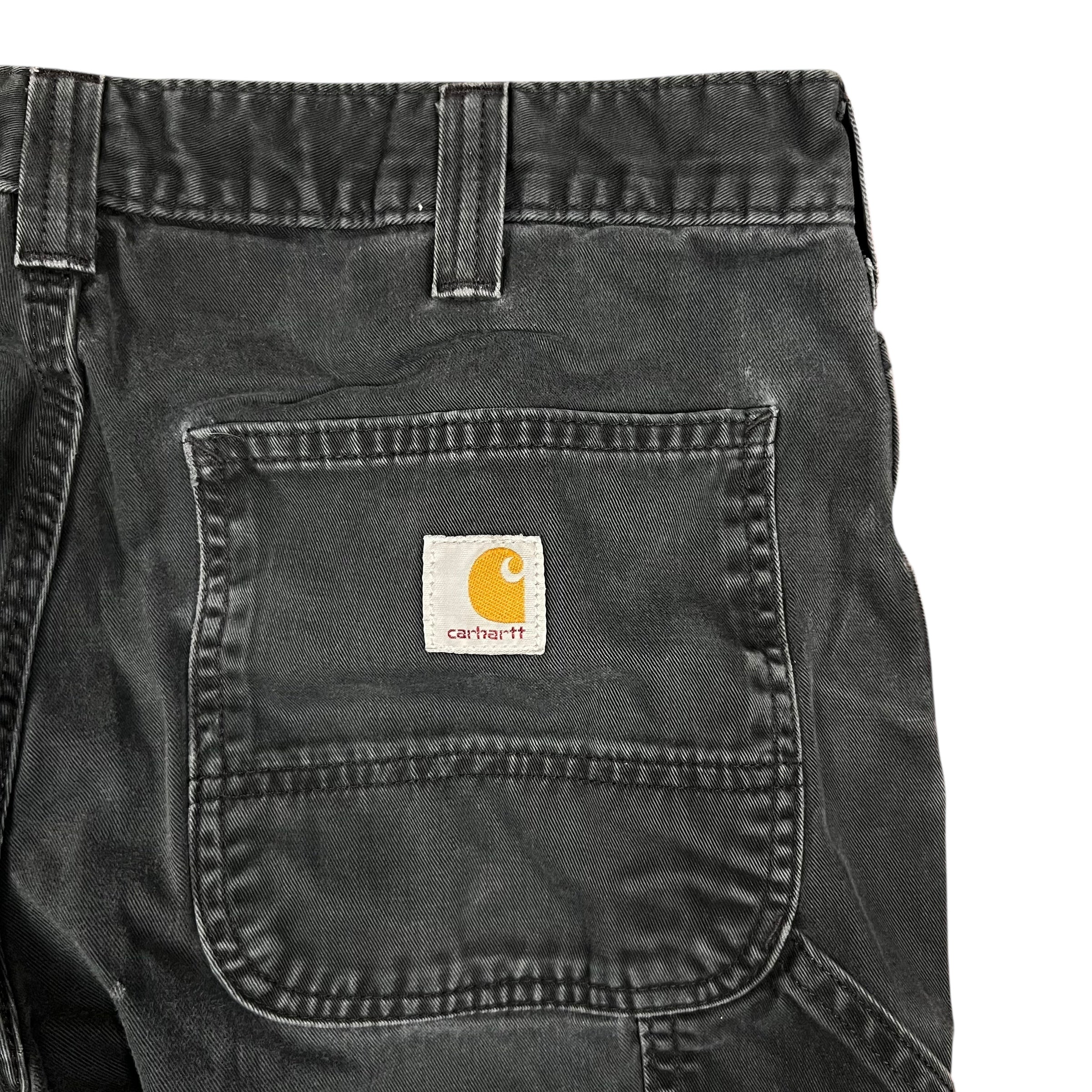 Vintage Carhartt Relaxed Fit Carpenter Pants Faded Black