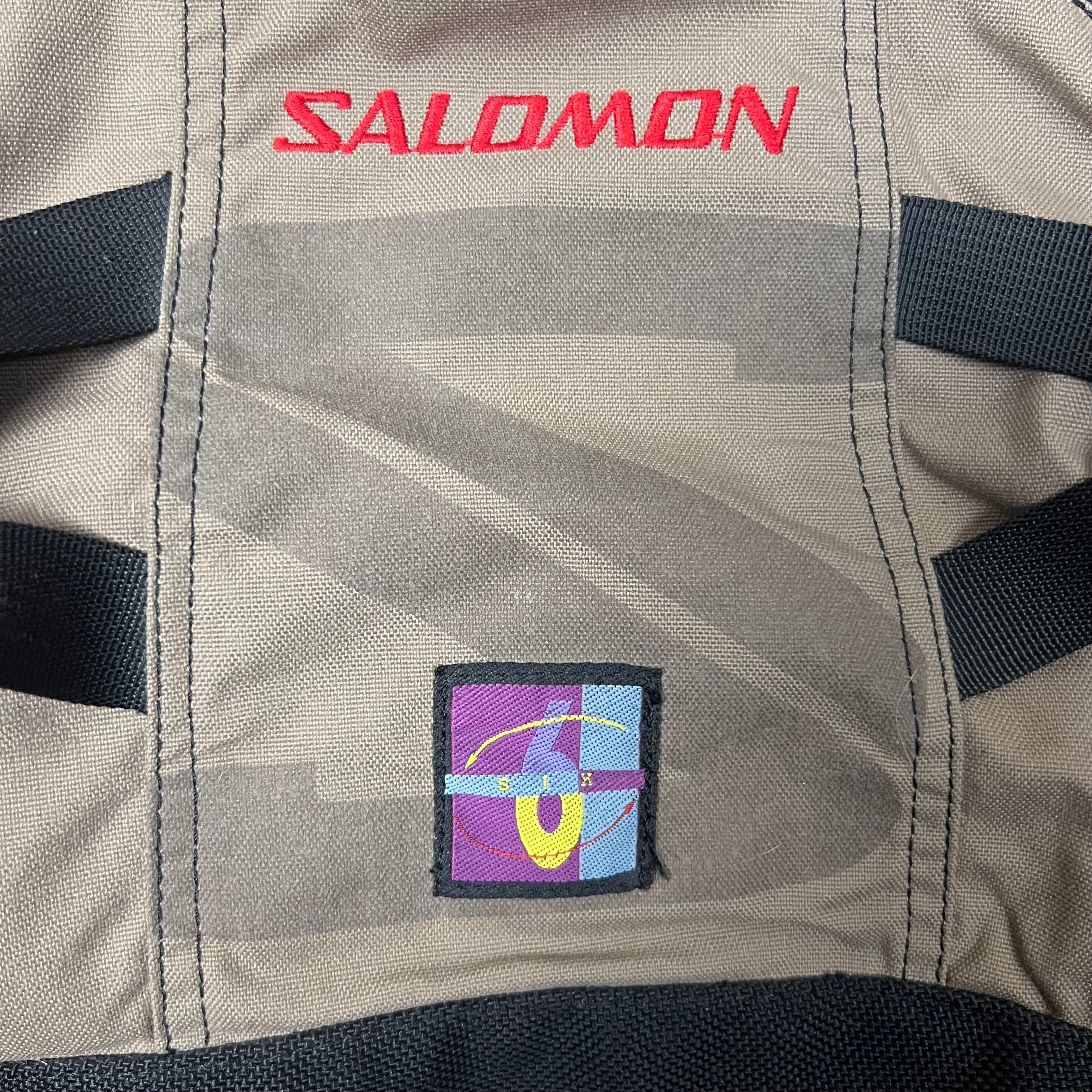 Vintage Salomon 6 Cross Body Bag Beige