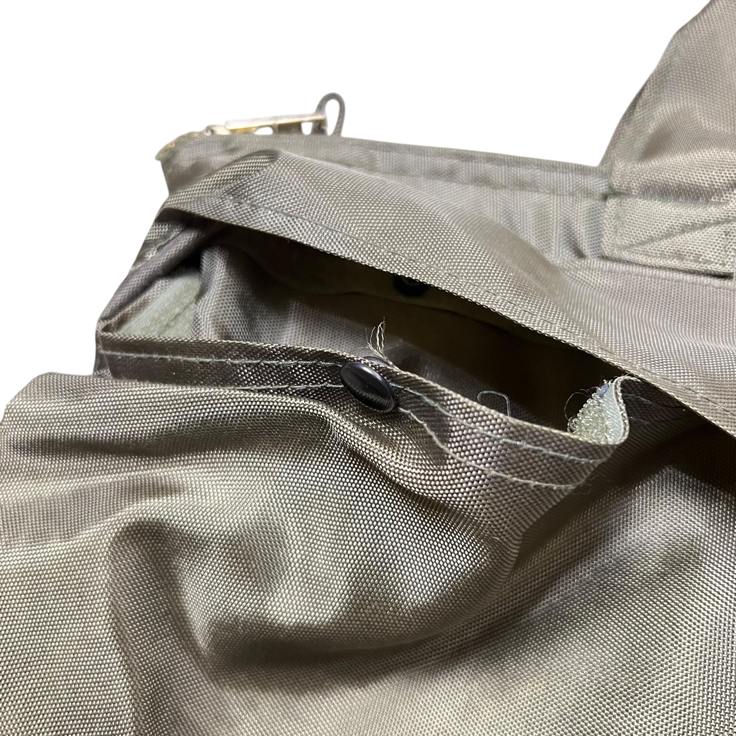 Vintage 80’s Made In Korea Military Flyer Helmet Bag Olive Green