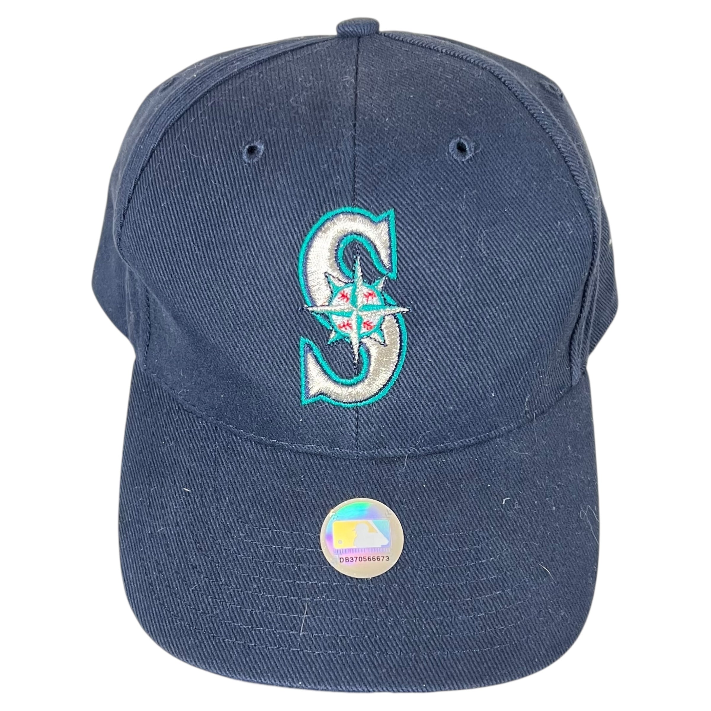 Vintage MLB Seattle Mariners Logo StrapBack Navy