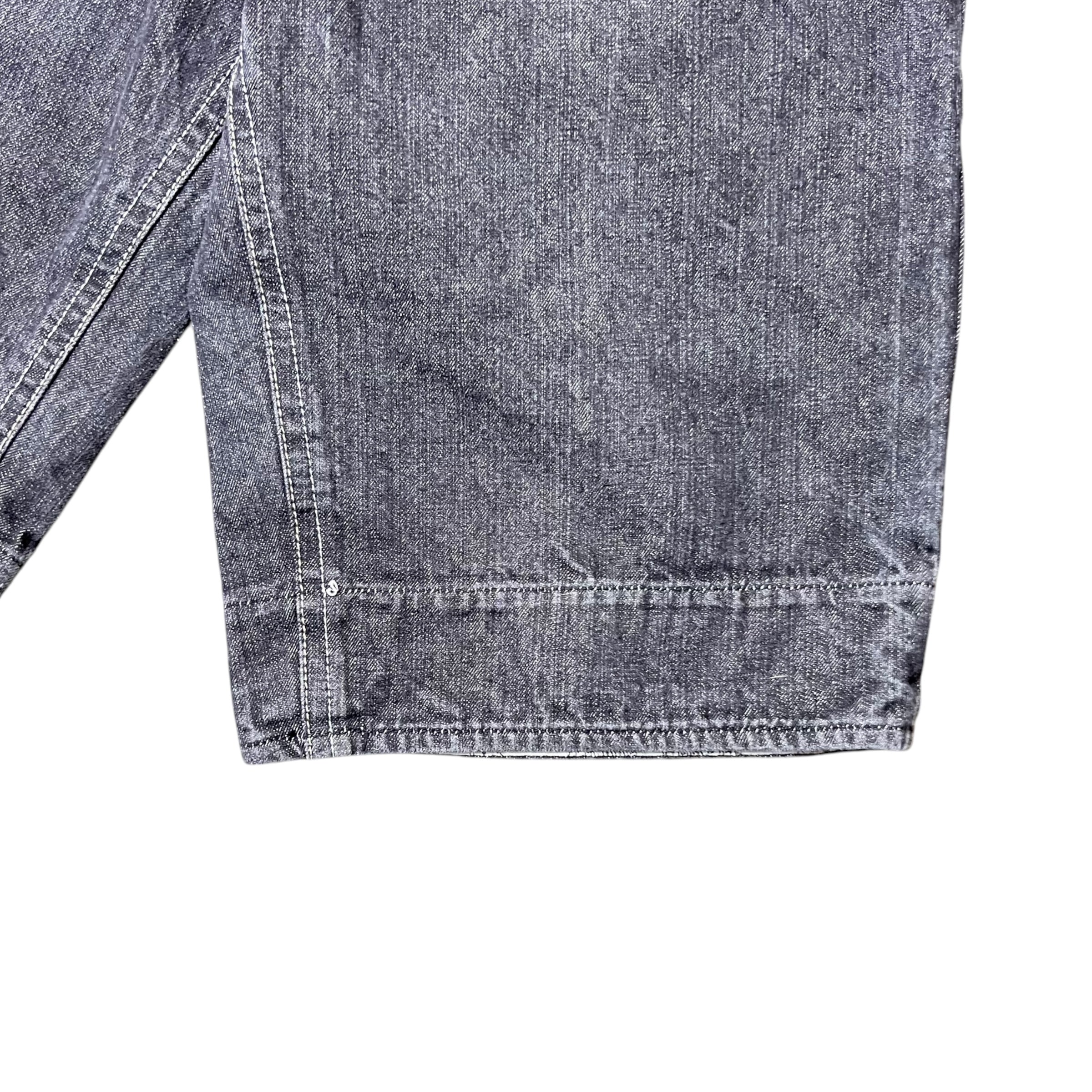 Vintage Coogi Payjoy Pattern Denim Shorts Black