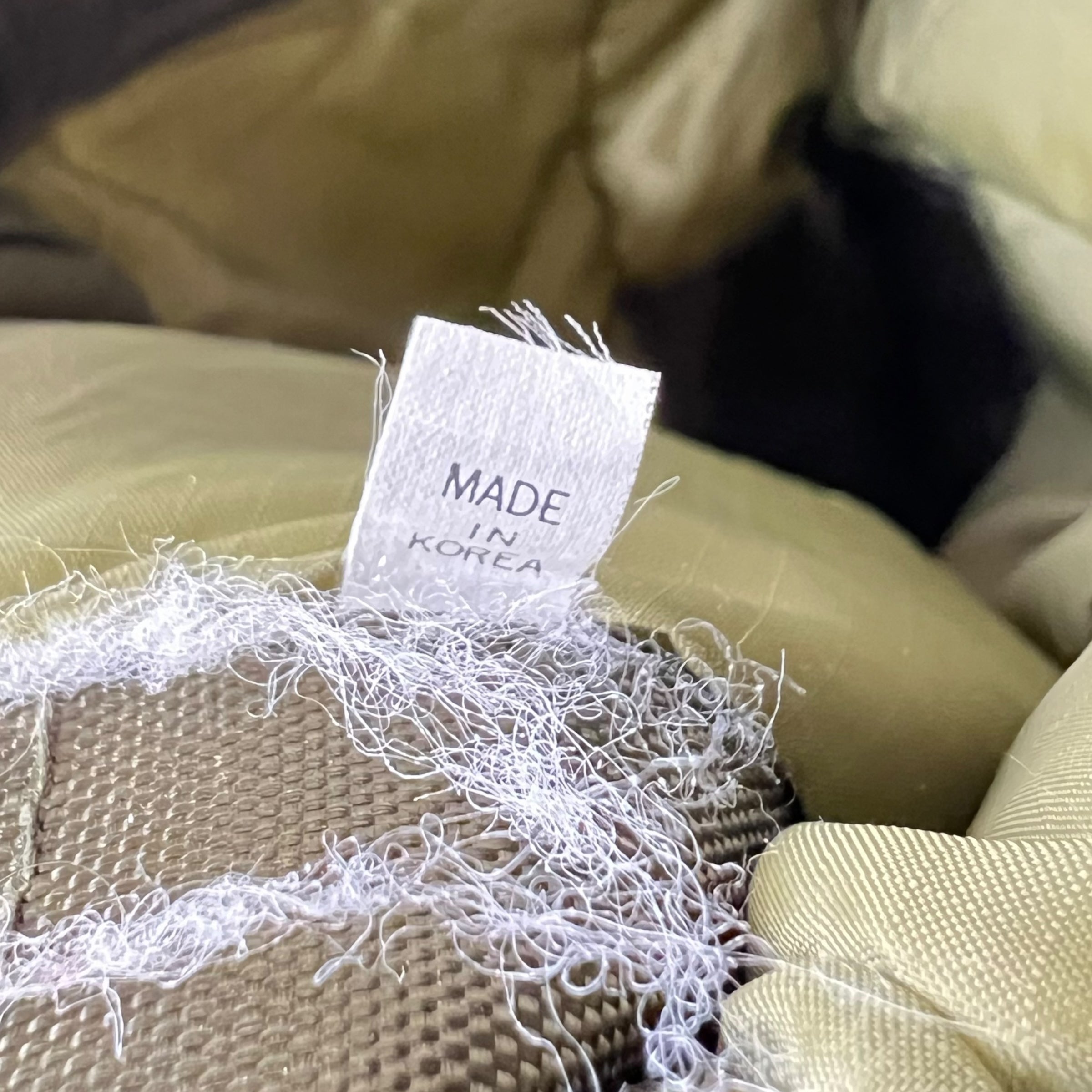 Vintage 80’s Made In Korea Military Flyer Helmet Bag Olive Green