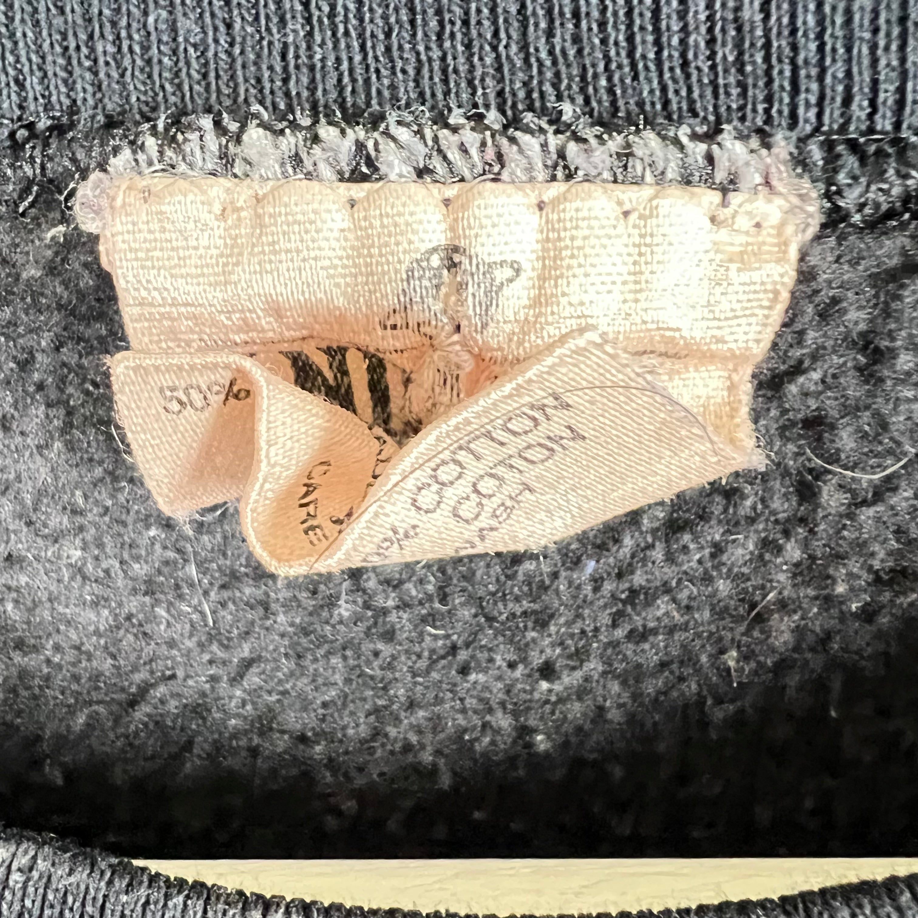 Vintage MC Escher Butterfly Crewneck Black