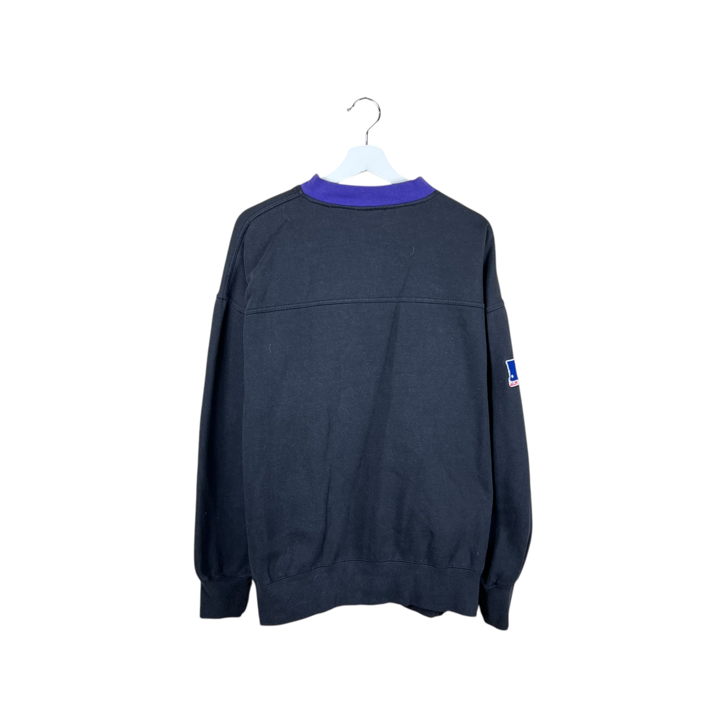 Vintage Arizona Diamondbacks Embroidered Spellout Crewneck Black