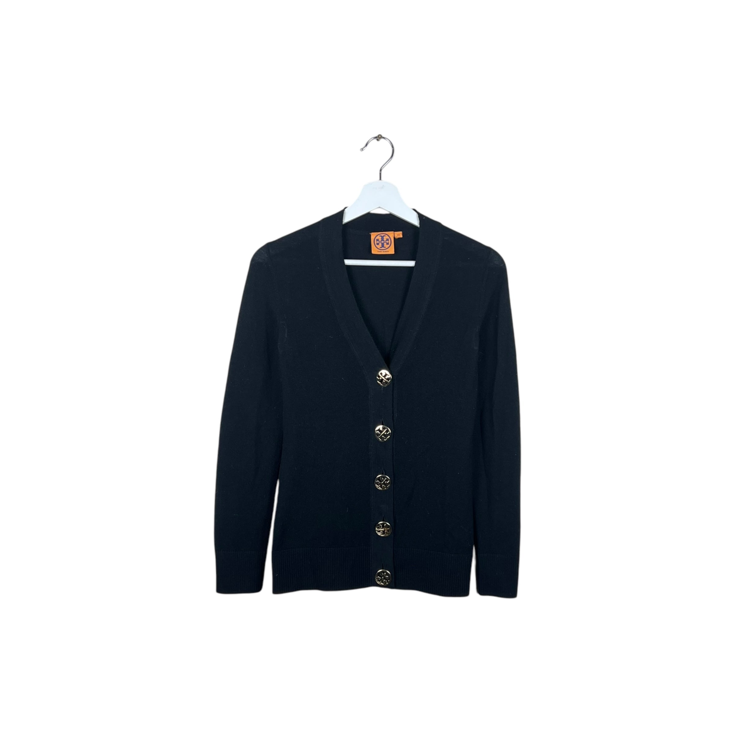 Tory Burch Women’s Button Up Cardigan Black