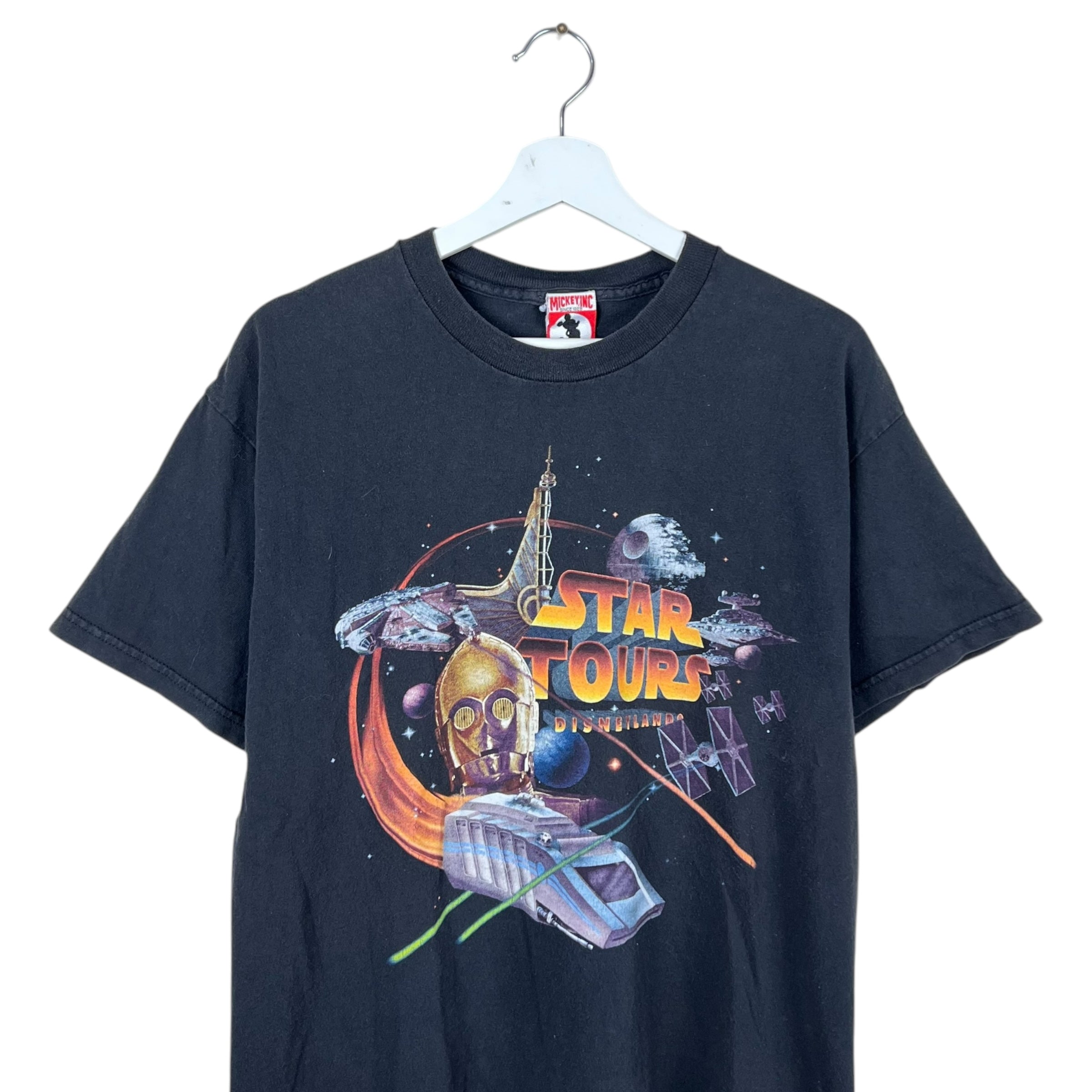 Vintage Disney Star Tours Tee Black