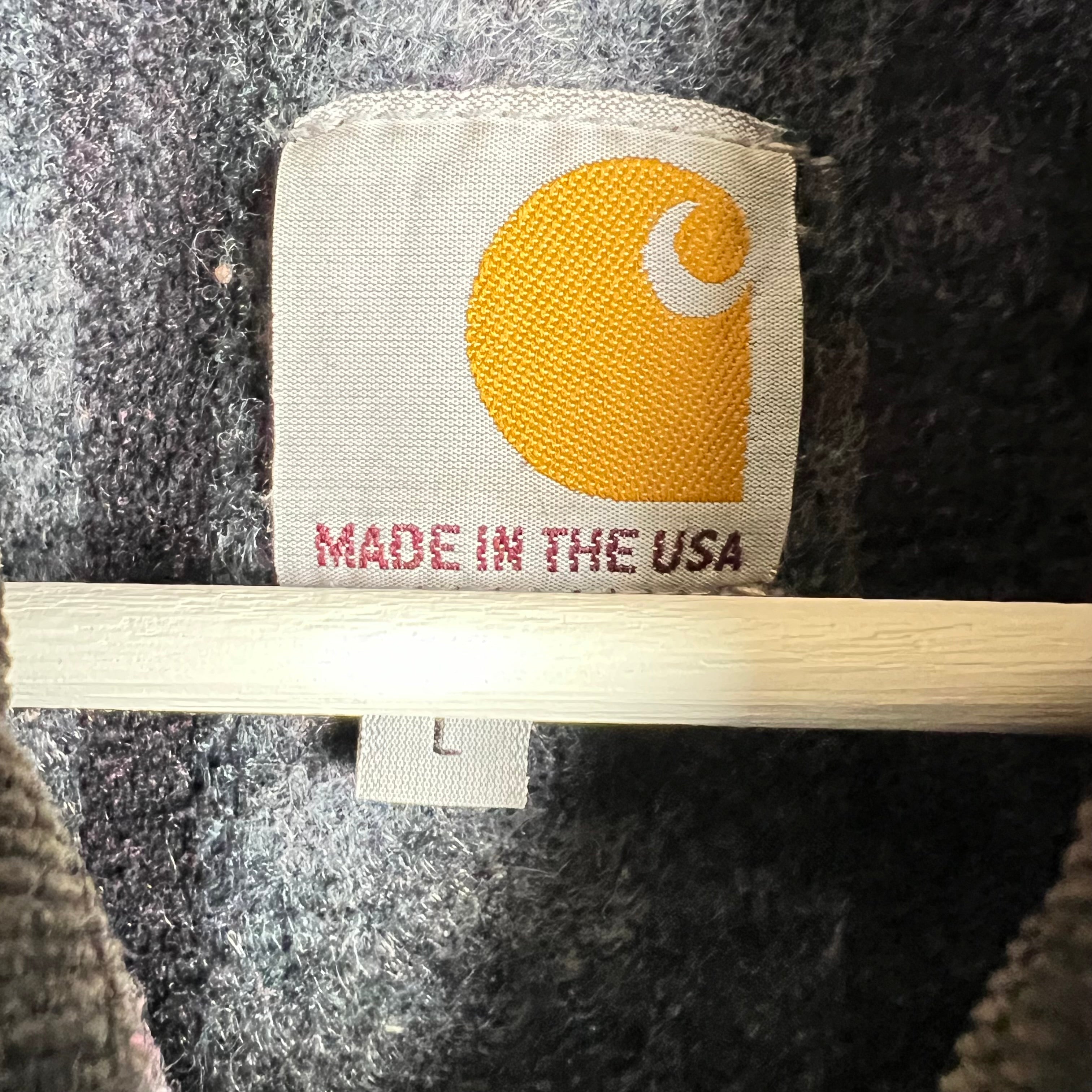 Vintage Carhartt Blanket Lined Detroit Jacket Black