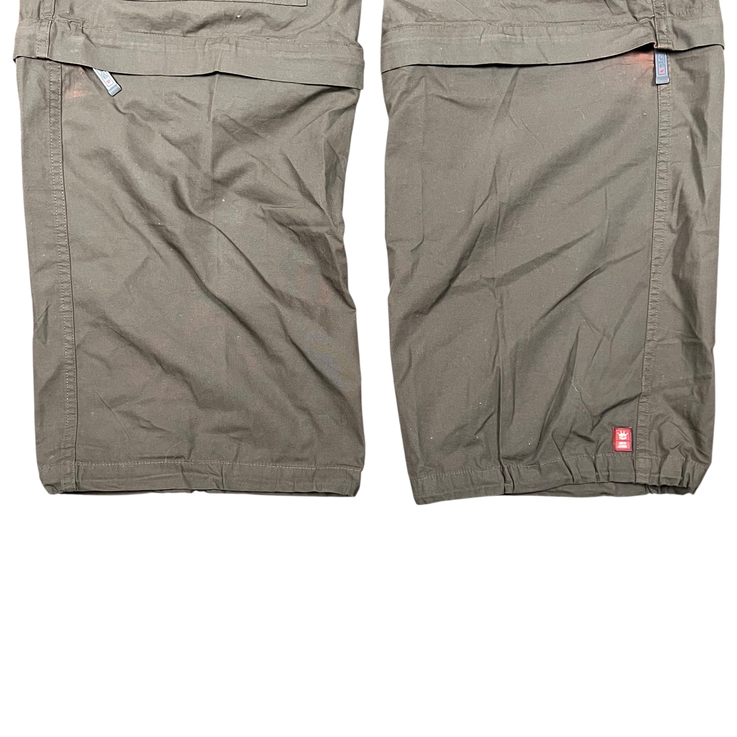 Vintage JNCO Jeans Baggy Cargo Pants Dark Olive