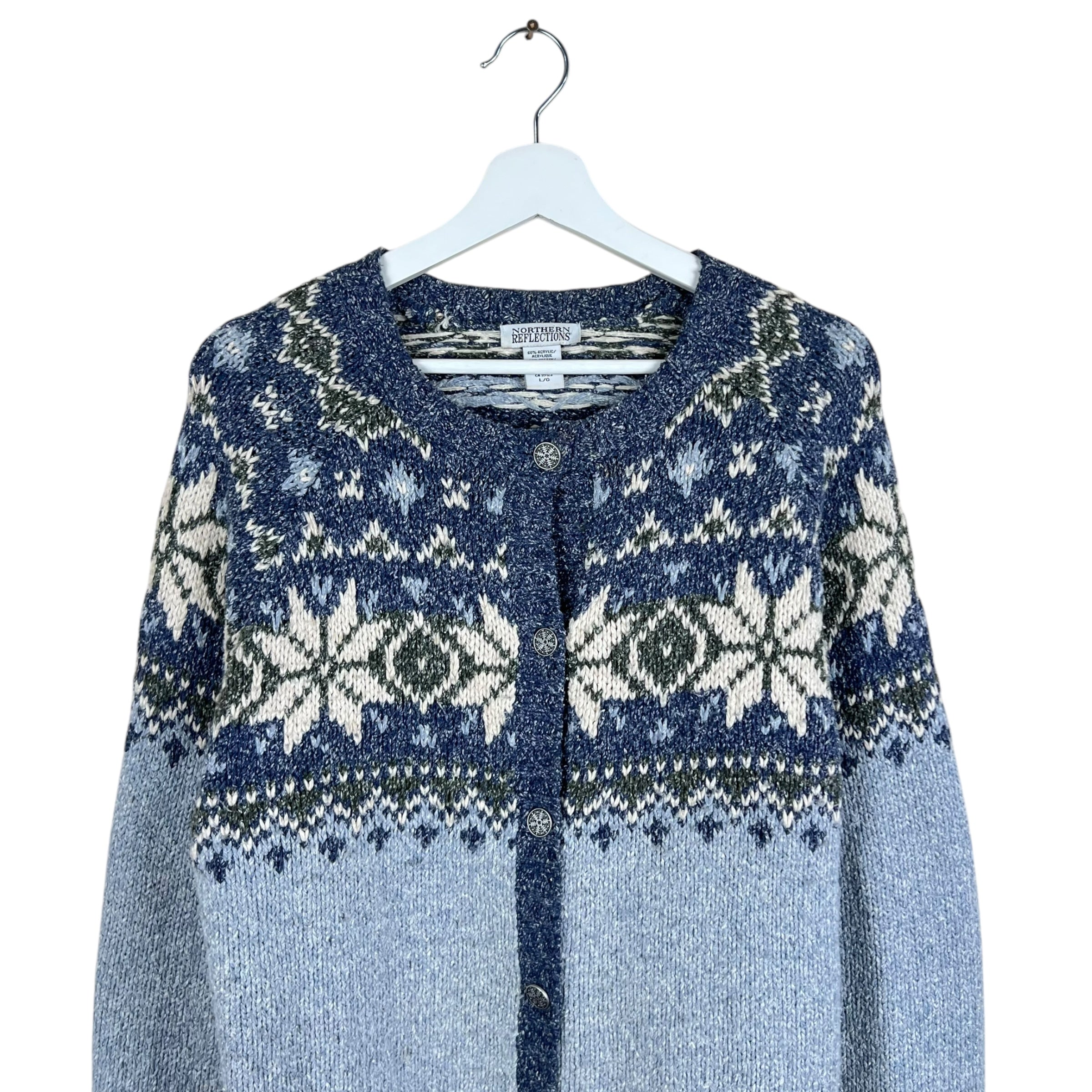 Vintage Northern Reflections Women’s Pattern Cardigan