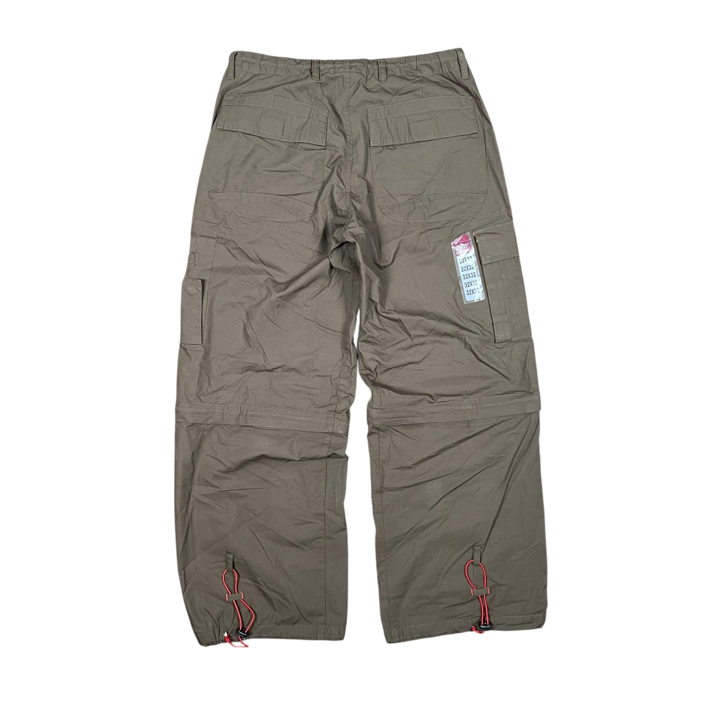 Vintage JNCO Jeans Baggy Cargo Pants Dark Olive