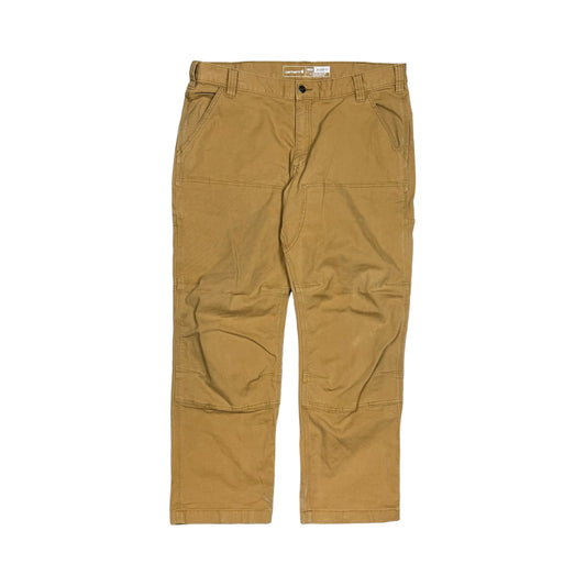 Vintage Carhartt Relaxed Fit Double Knees Pants Tan