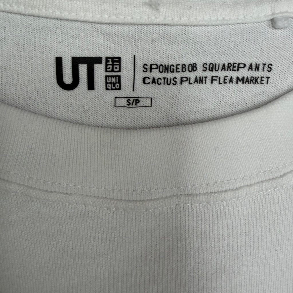 Cactus Plant Flea Market x Uniqlo x SpongeBob SquarePants Graphic Tee White
