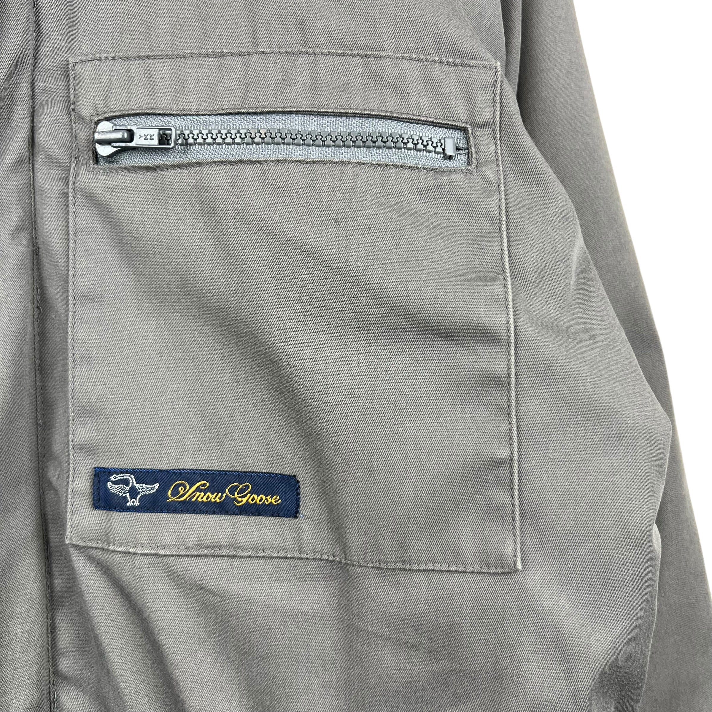 Vintage Snow Goose Winter Down Jacket Dark Grey