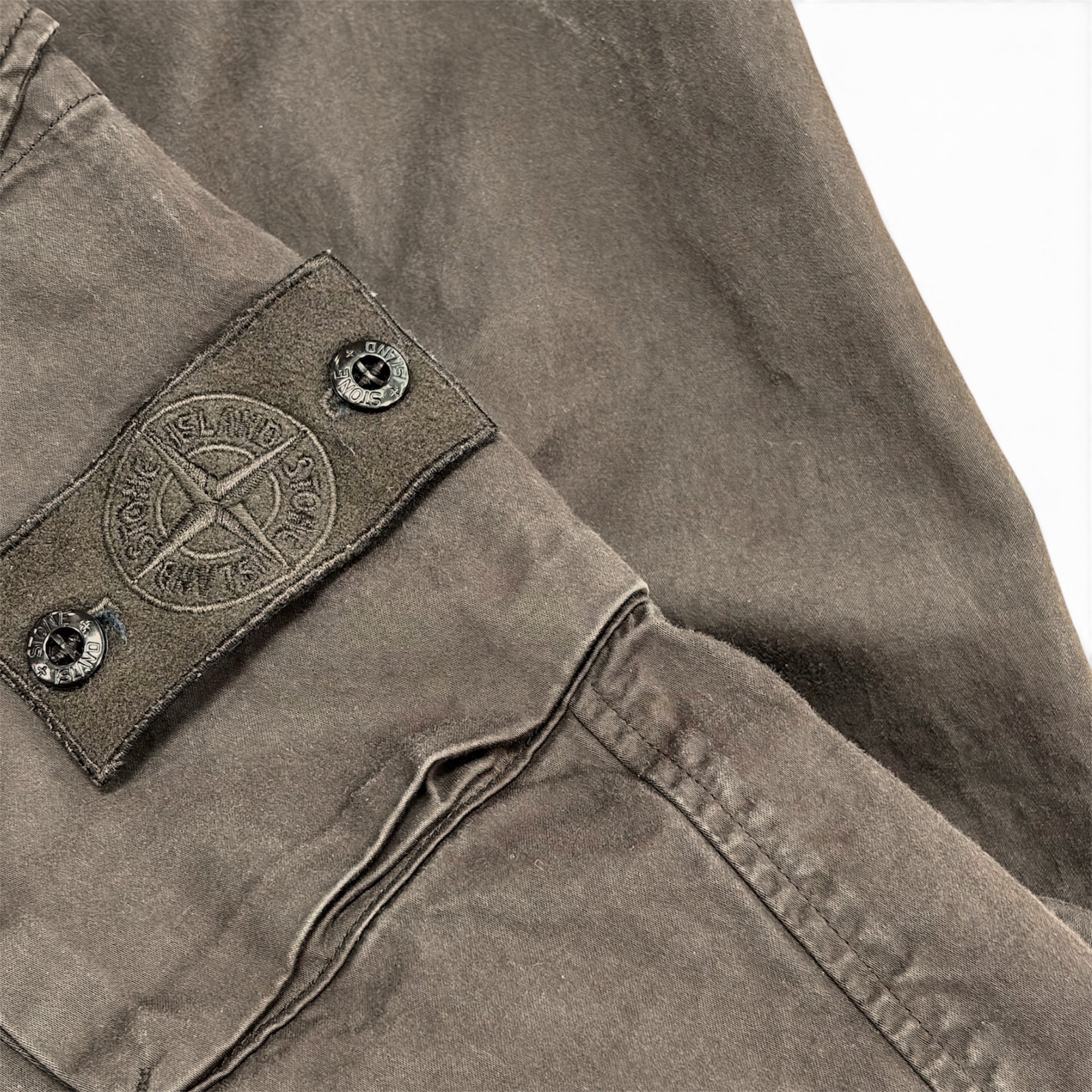 Stone Island Ghost Piece Cargo Pants Chocolate
