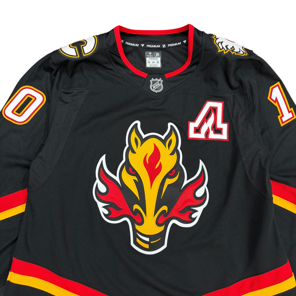 Vintage Fanatics Premium NHL Calgary Flames Johnathan Huberdeau Alternate Jersey