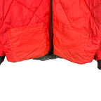 Vintage Nikaldi Reversible RealTree Puffer Bomber Jacket Camo/Orange