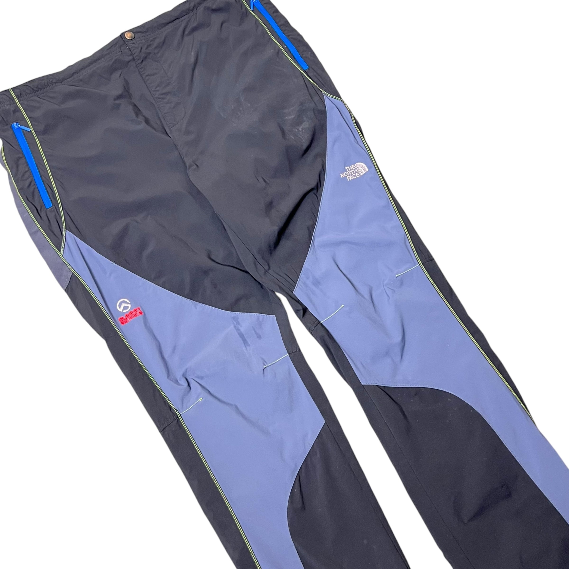 Vintage North Face Summit Series Two Tone Hiking Pant Black/Muted Blue