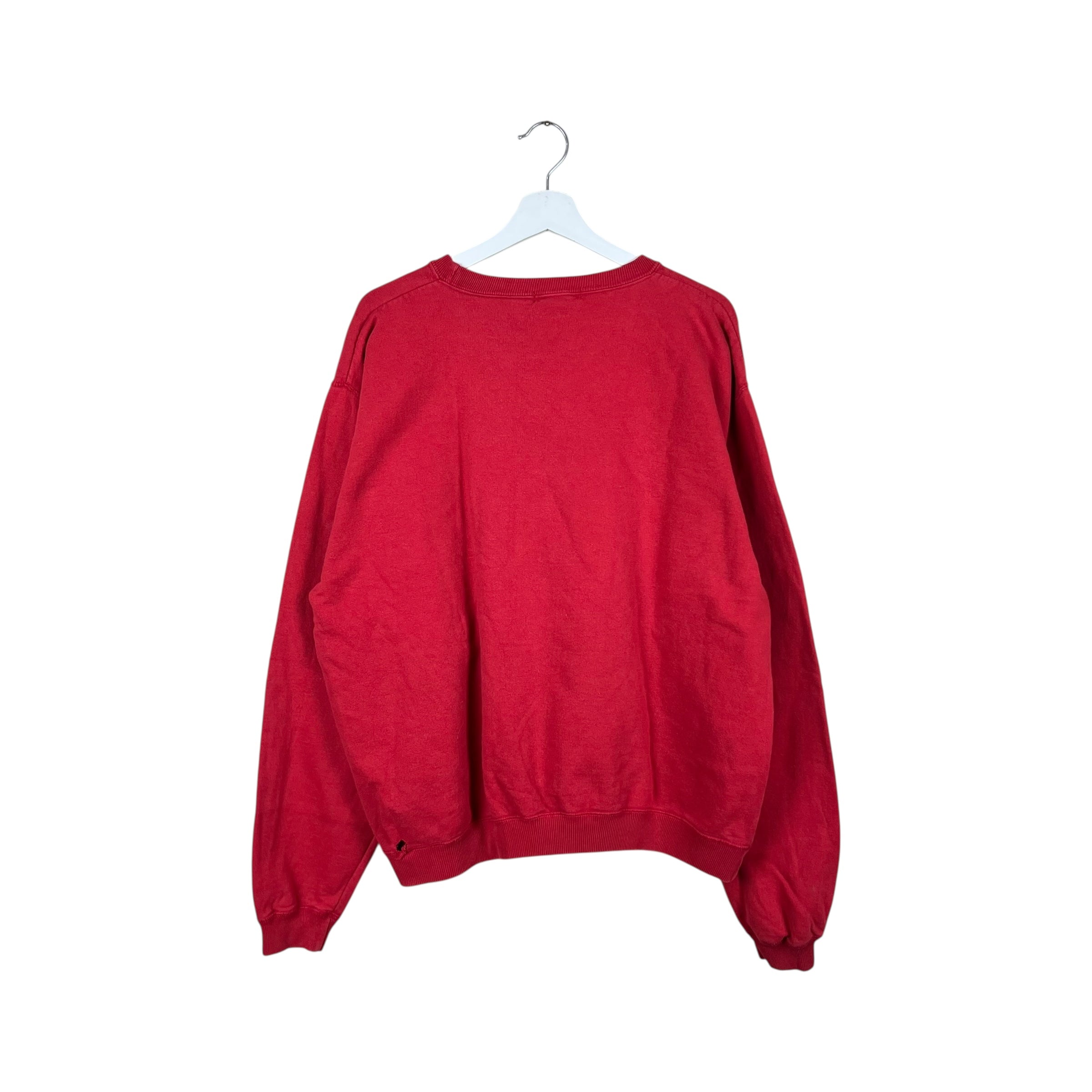 Vintage Club Monaco Crest Logo Crewneck Chilli Red