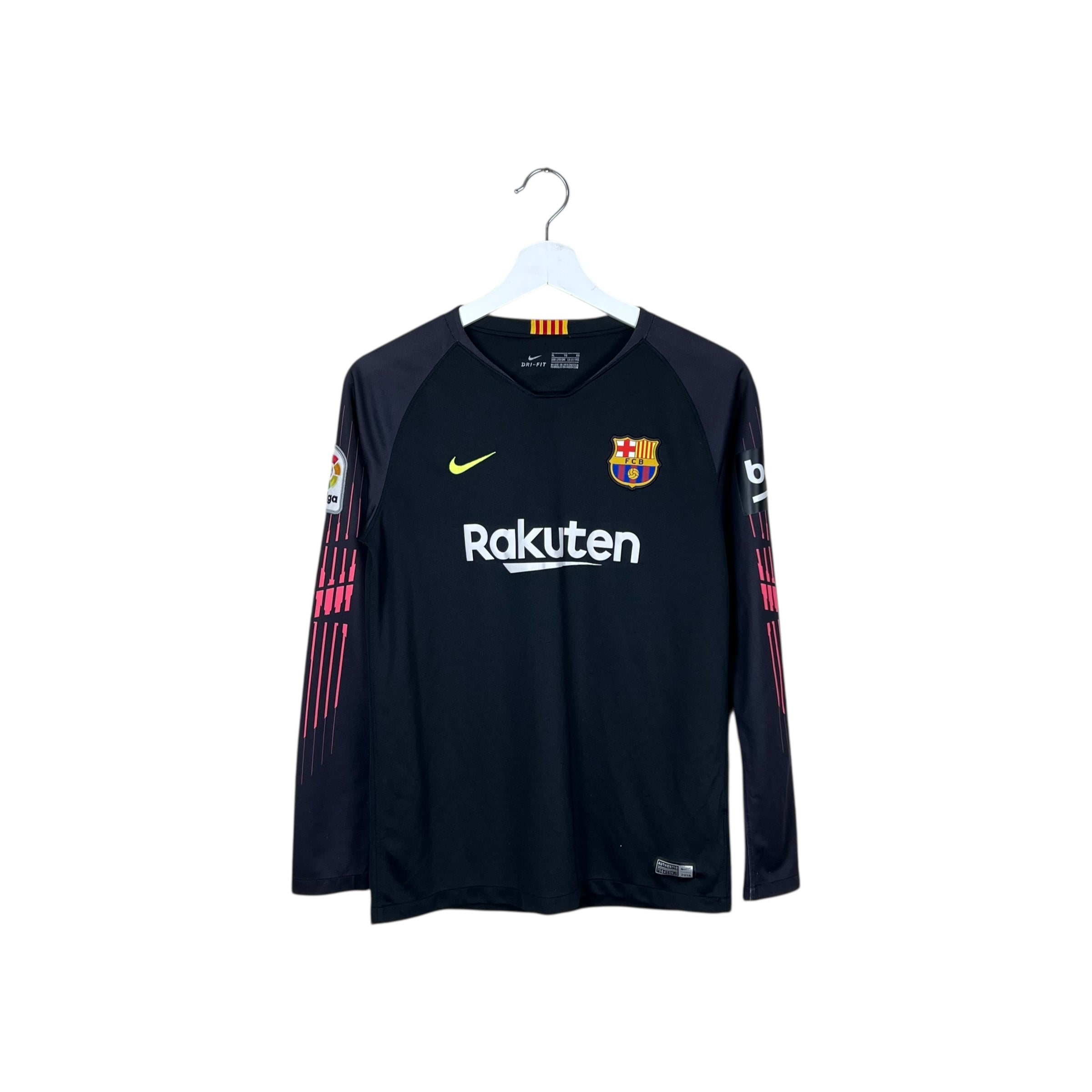 2018 Nike Youth FC Barcelona Blank Goalkeeper Jersey