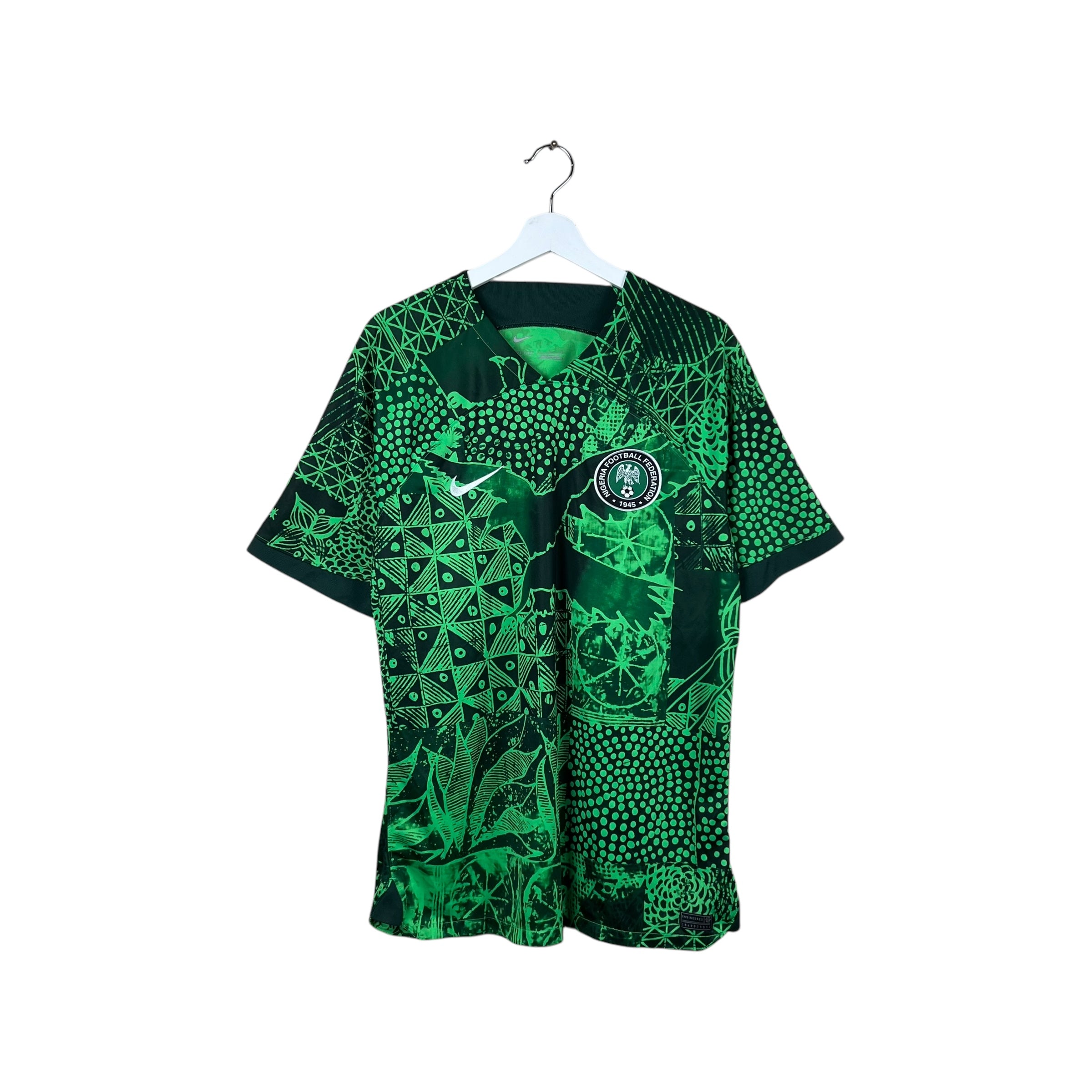 2022 Nike Nigeria Blank Home Jersey
