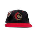 Vintage Logo 7 NHL Ottawa Senators SnapBack Black/Red