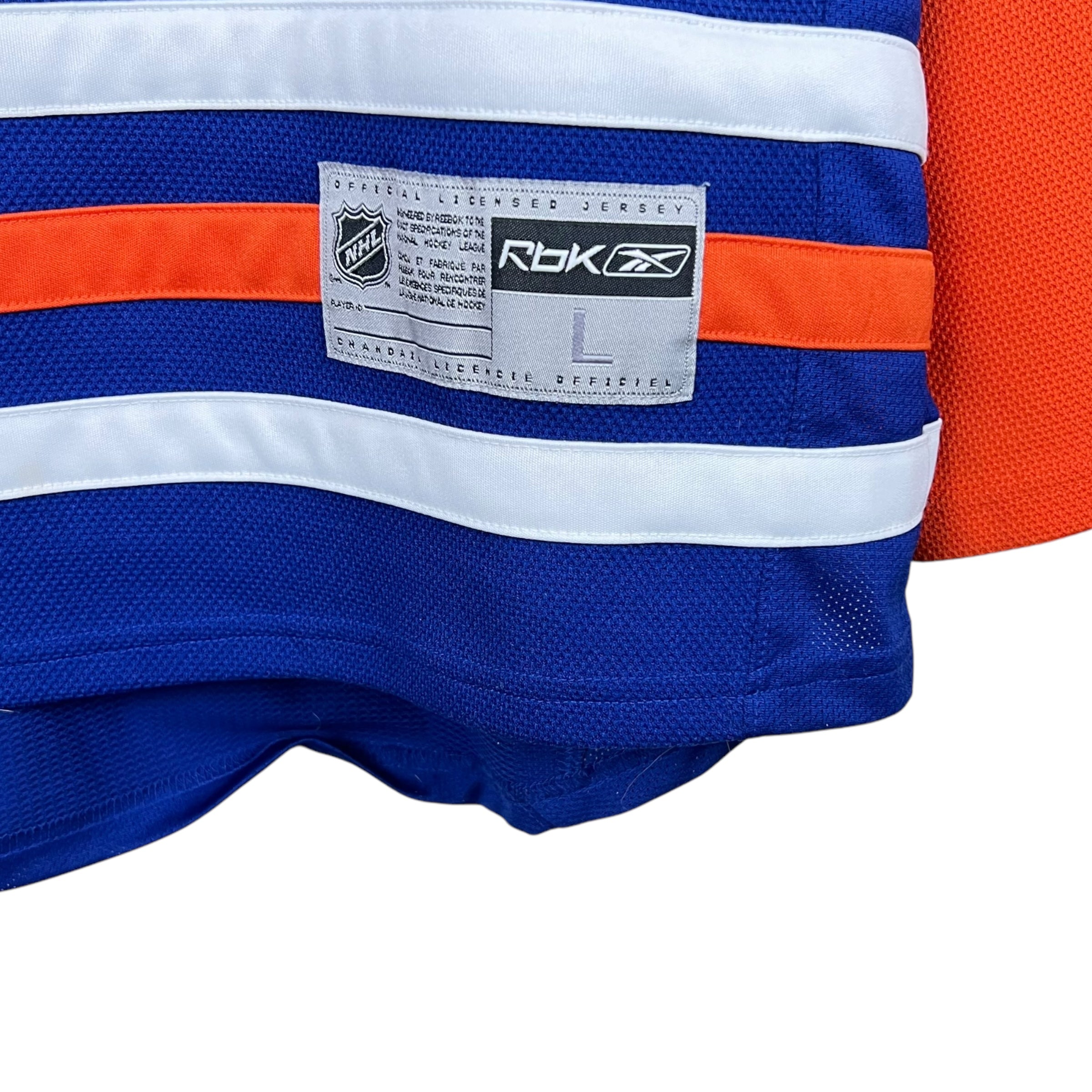 Vintage Reebok Edmonton Oilers Blank Away Jersey
