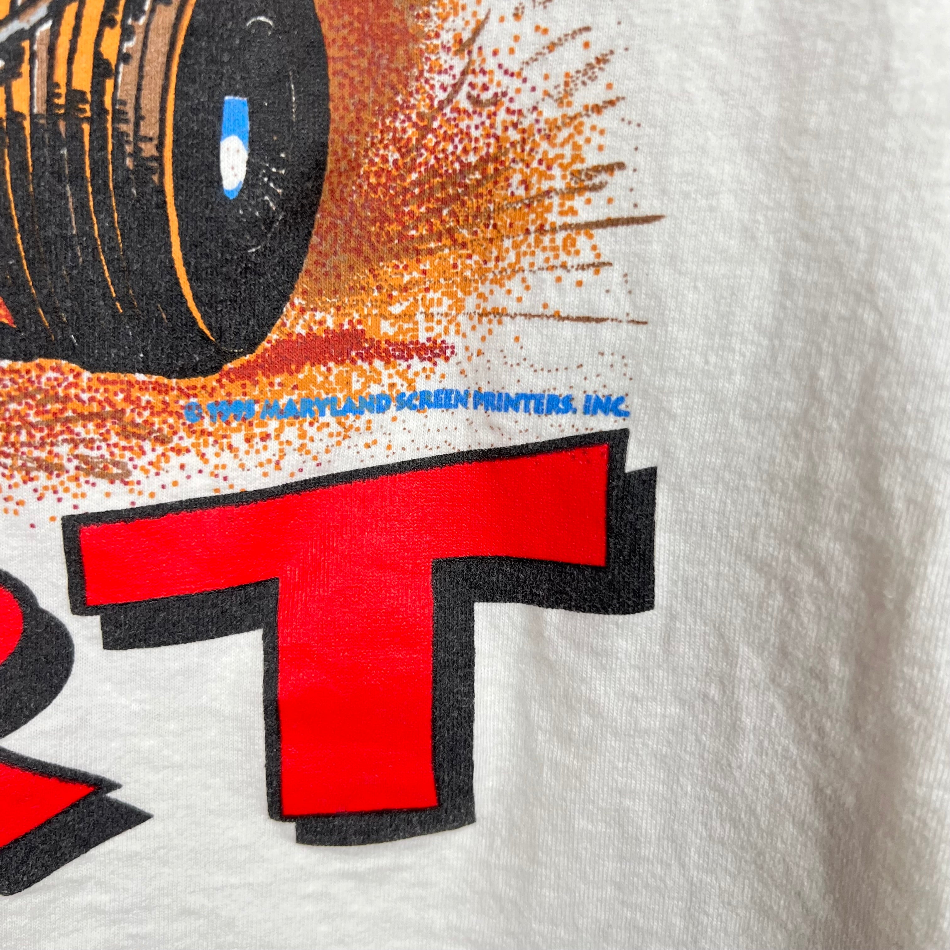 1995 Big Johnson “Do It In The Dirt” Dirt Road Racing Comedy Tee White