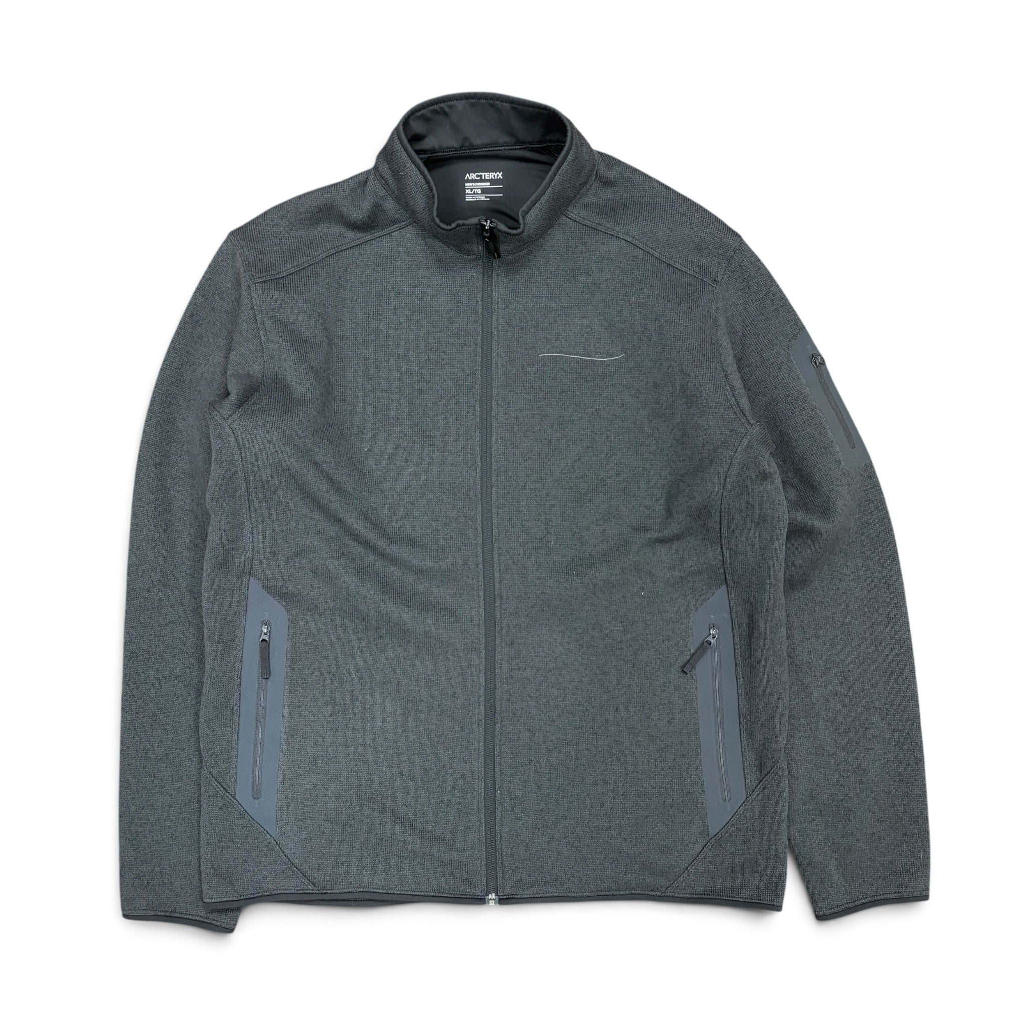 Arc’teryx Covert Cardigan Dark Fleece Jacket Grey