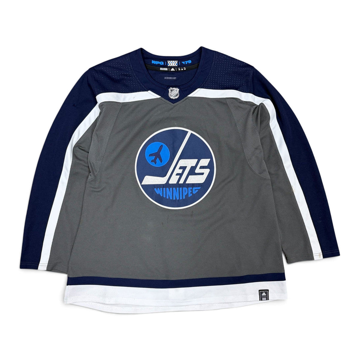 Adidas NHL Winnipeg Jets Rewind 79’ Blank Away Jersey