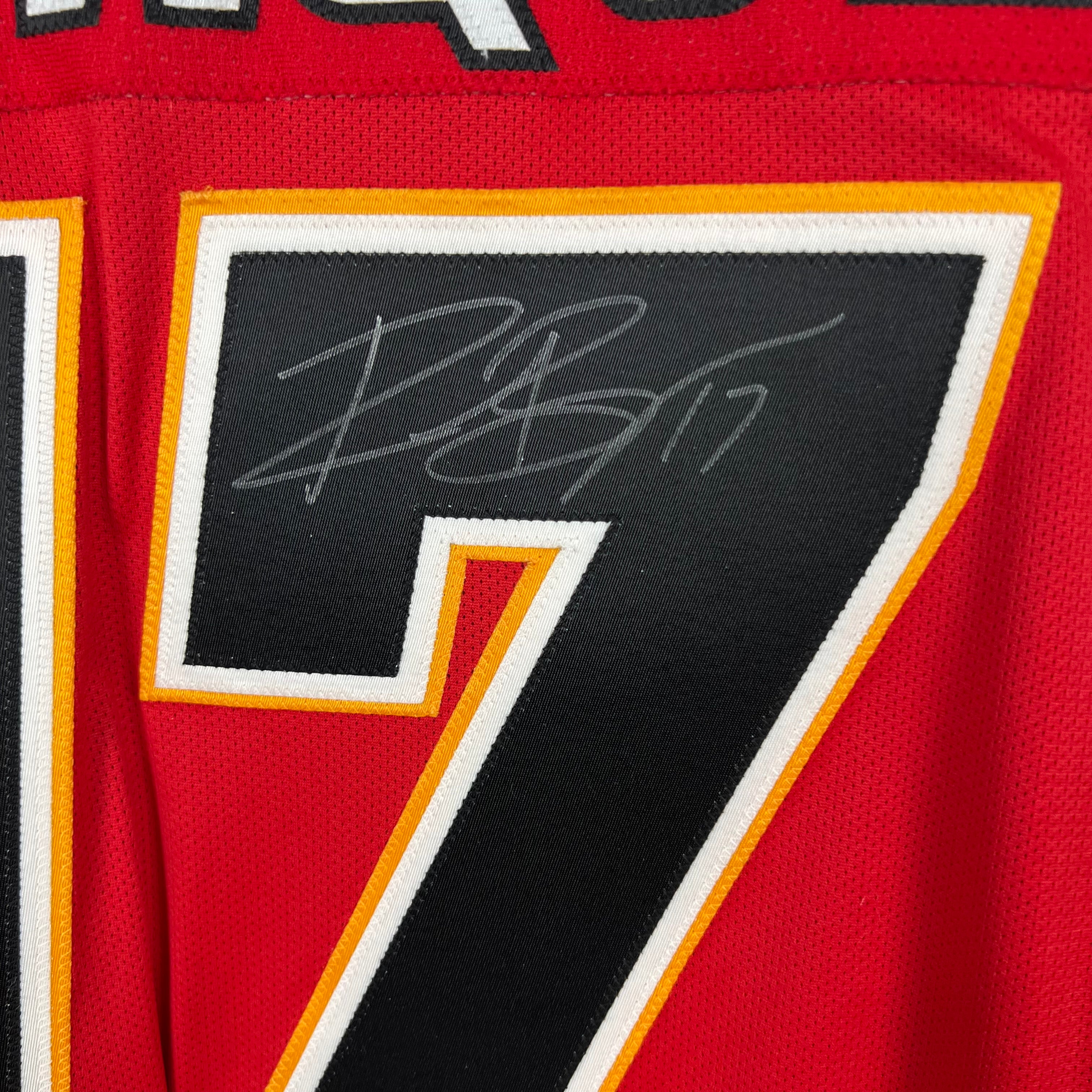 2007 Reebok Calgary Flames Rene Bourque Away Jersey